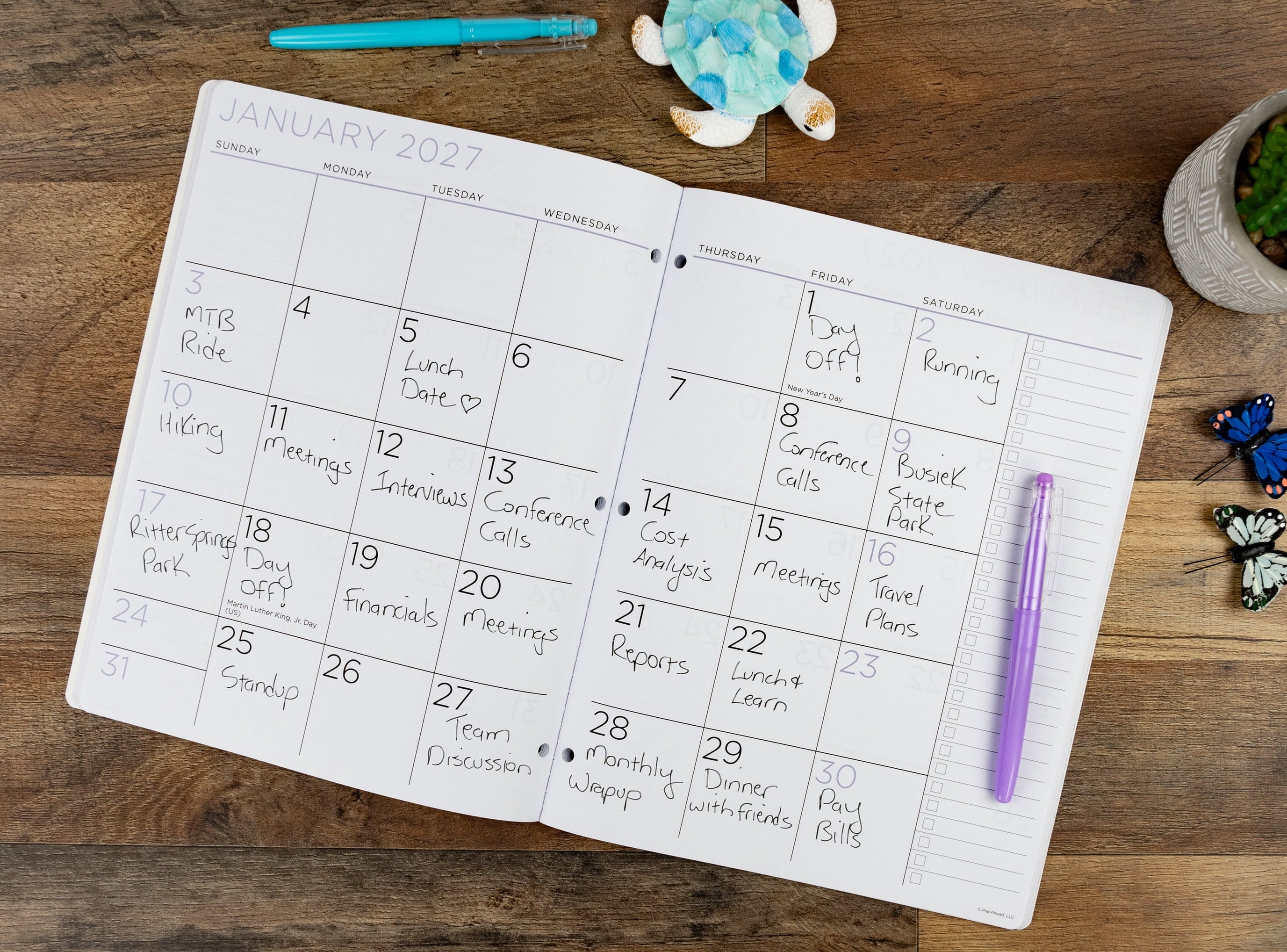 See It Bigger Monthly Planner, Large (8.5" x 11"), Paisley, 2-Year: Apr 2026  Mar 2028 - Image 5