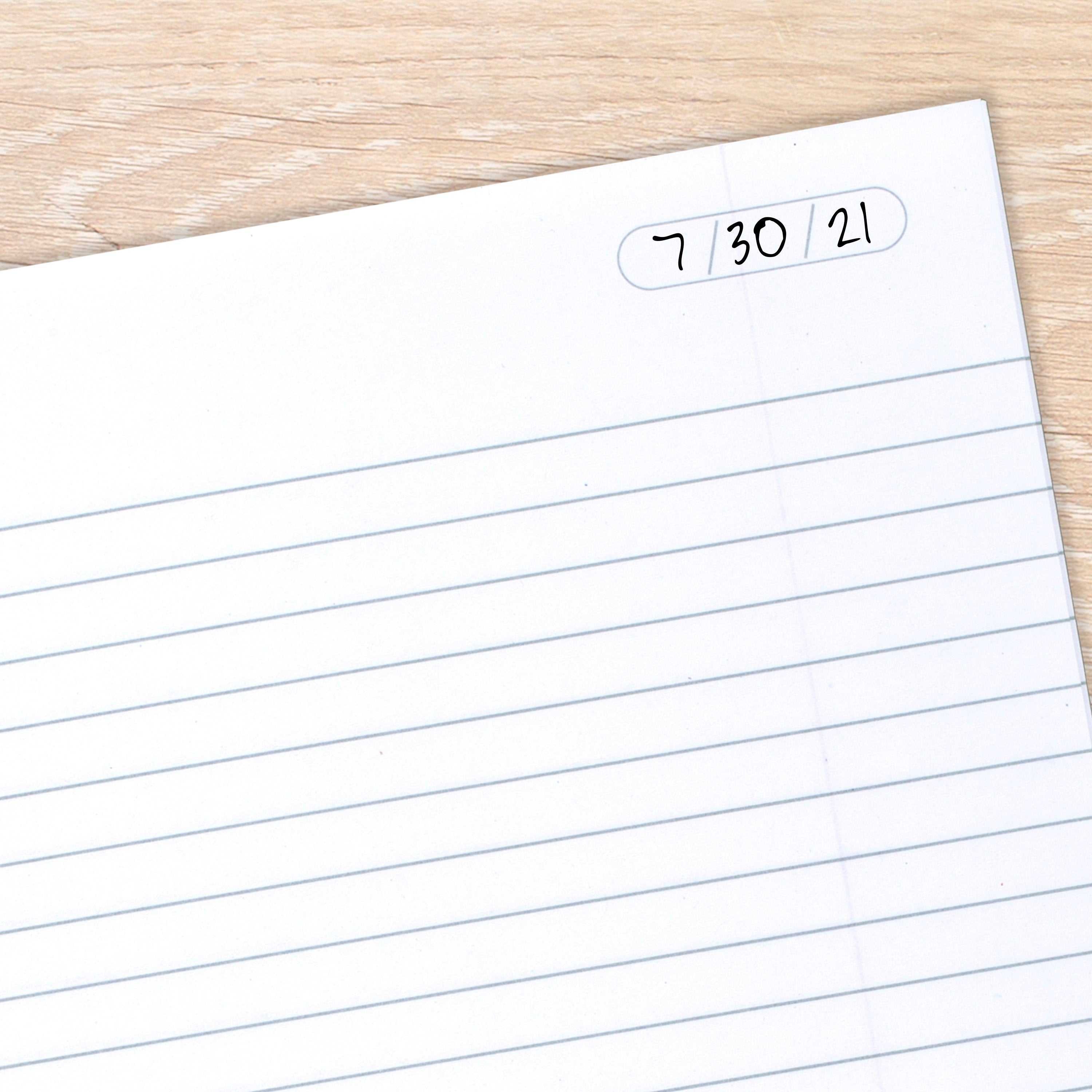 Legal Ruled Business Notebook, 9" x 11", Blue, 80 Sheets - Image 3