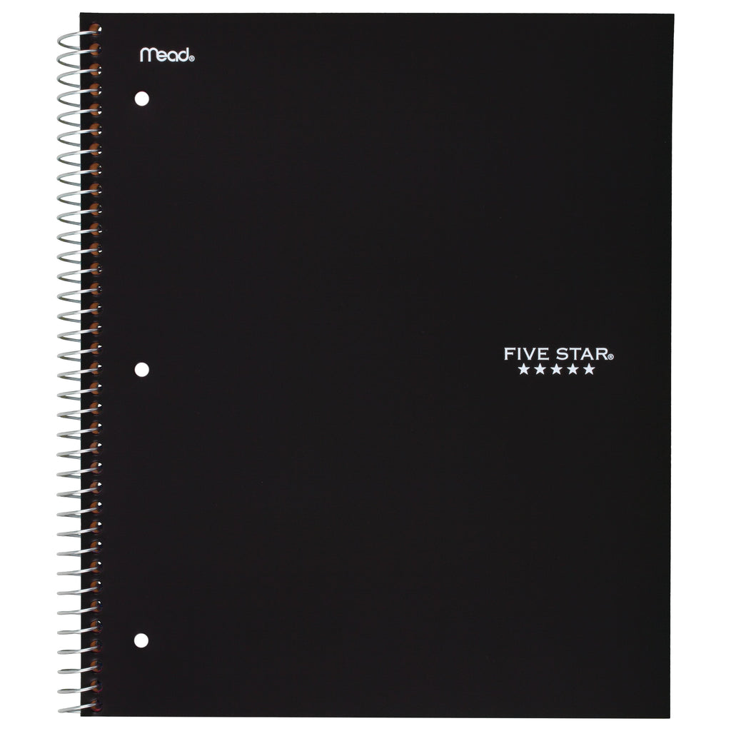 Wirebound Notebook, 1 Subject, Wide Ruled, 10 1/2" x 8", Assorted Colors (05057), 1 Count - Image 3
