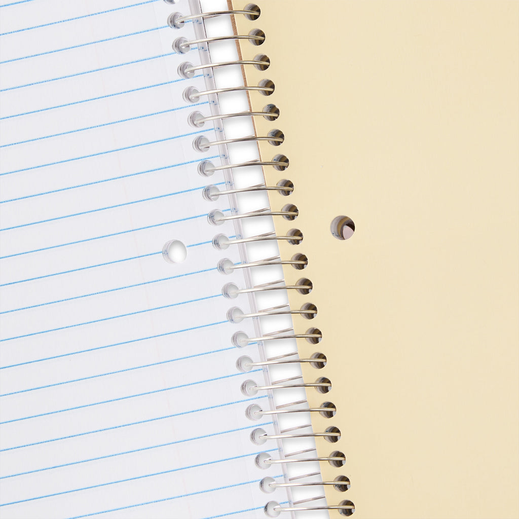 Wide Ruled 5-Subject Poly Notebook, Black, 8.5" x 10.5", 160 Sheets - Image 4