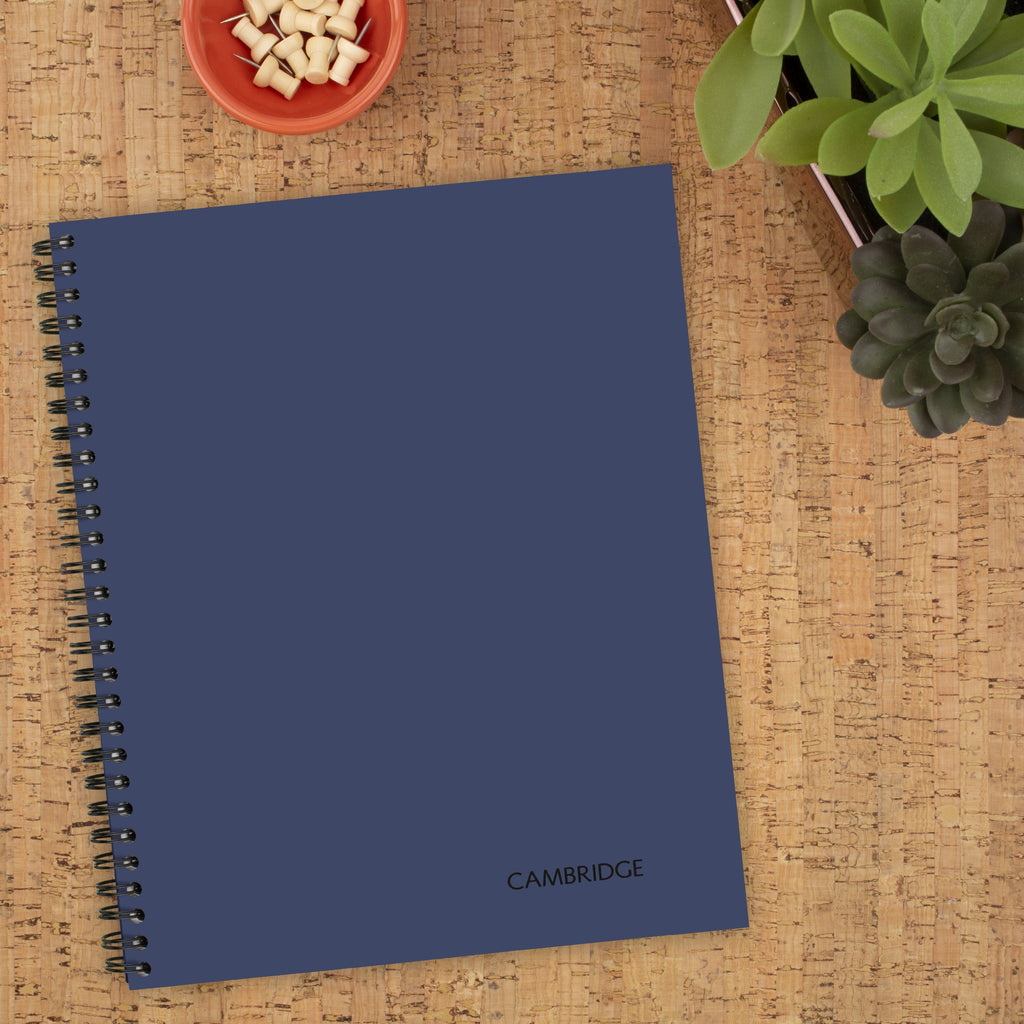 Legal Ruled Business Notebook, 9" x 11", Blue, 80 Sheets - Image 5