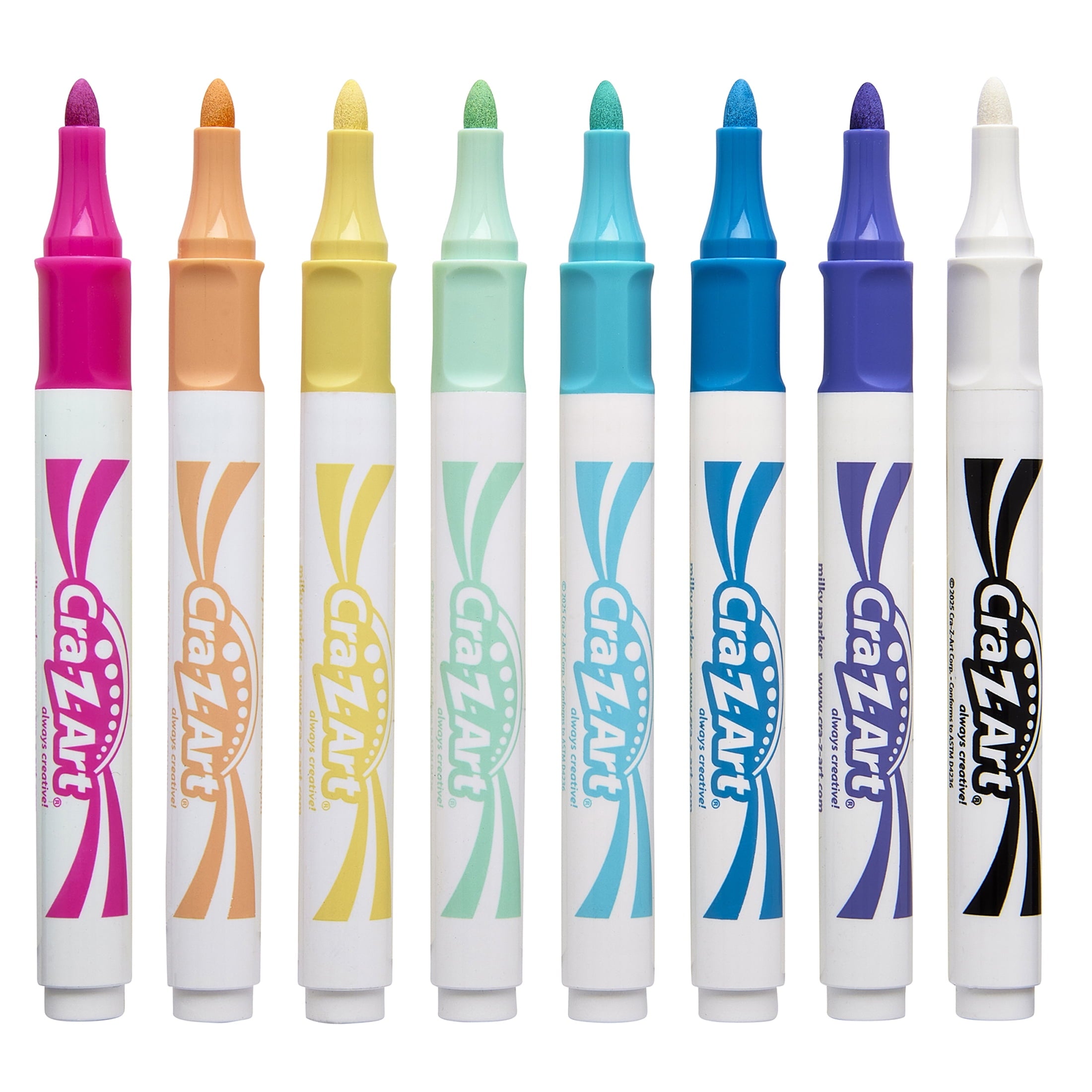 Broadline Super Milky Markers, 8 Count - Pastel Markers Perfect For Black Paper, Unique Colors, Quick Dry No Bleed Ma... - Image 3
