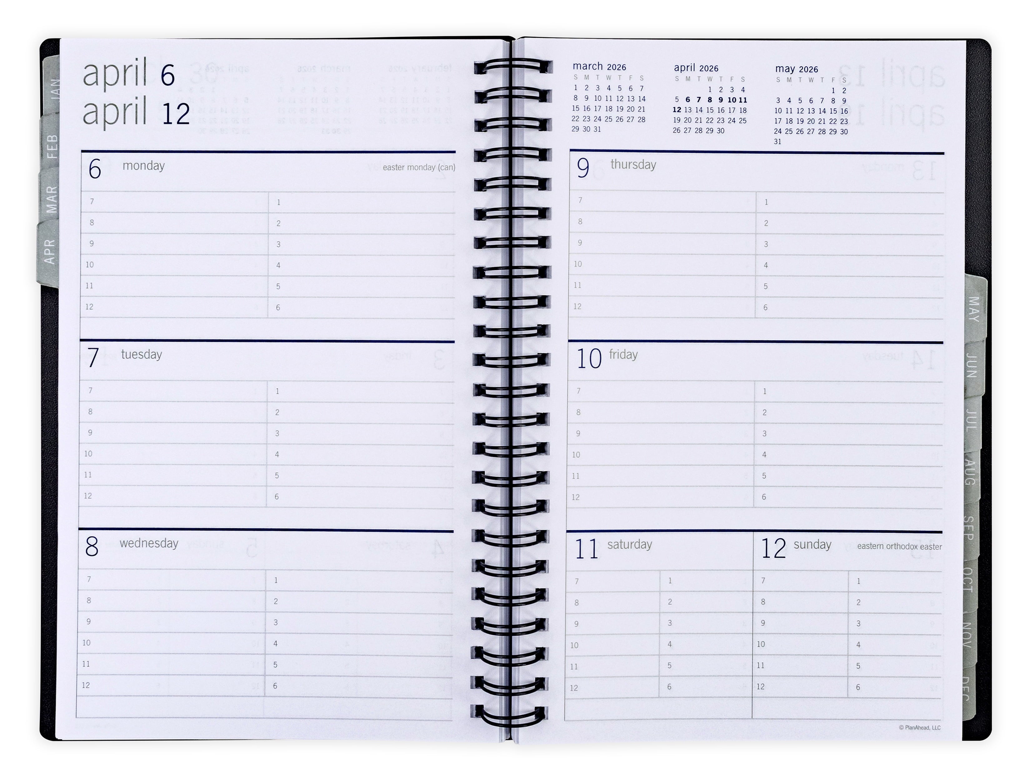 Medium Home Office Monthly Weekly Planner (18 Month - 5.75 x 8) - Image 3