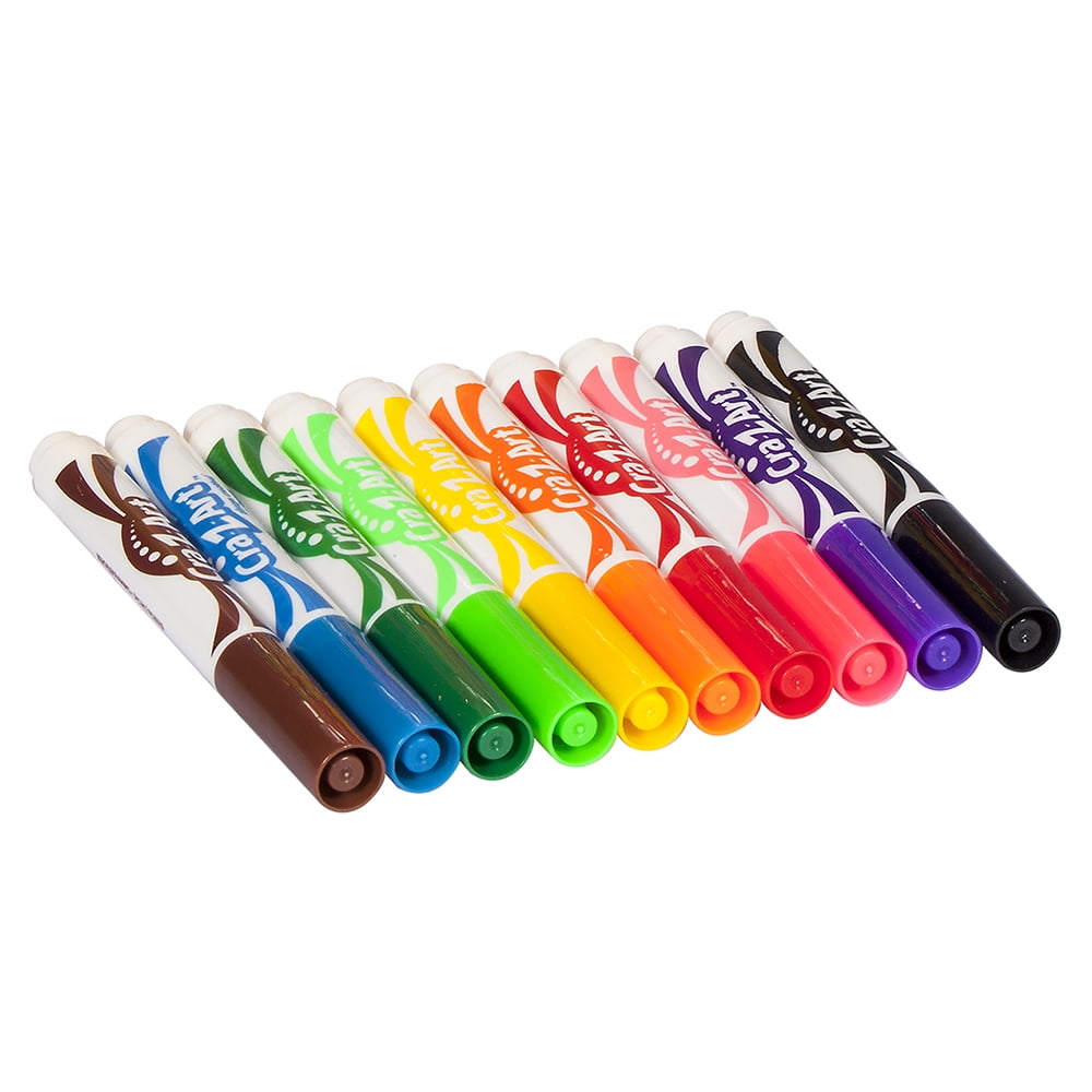 Classic Multicolor Broad Line Washable Markers, 10 Count, School Supplies - Image 4