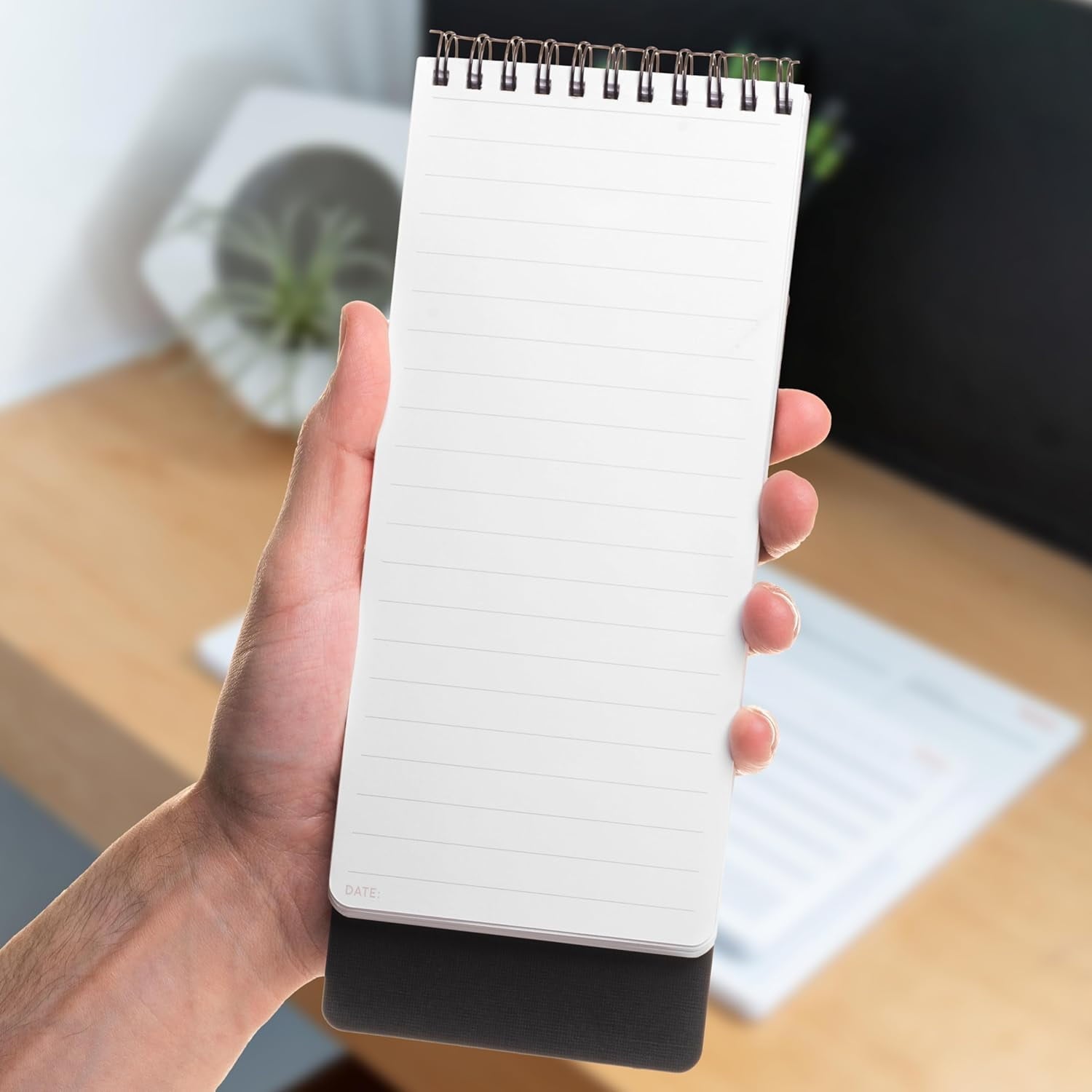Reporter's Notebooks 2-Pack | Black Pocket Spiral Reporter Notepads for Journalist, Police, Detective, Field Note Tak... - Image 2