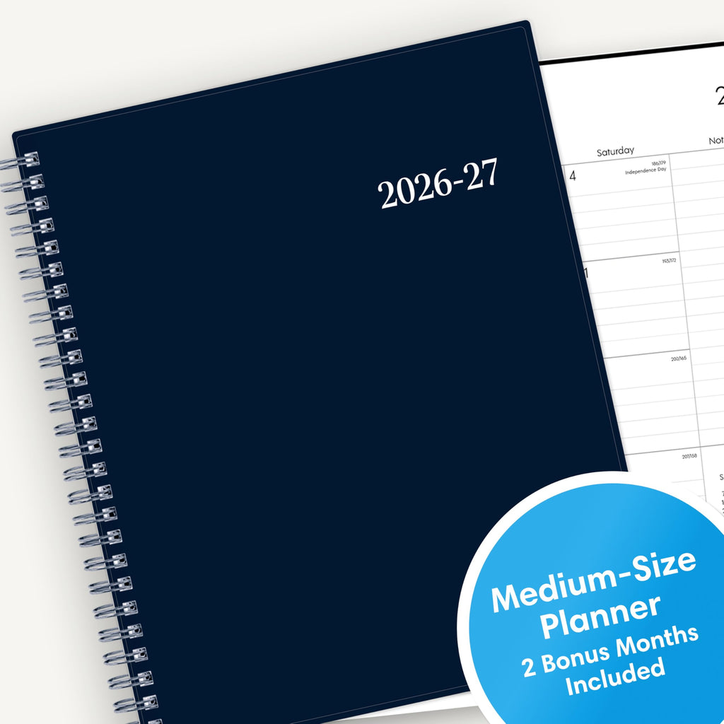 2026-2027 Weekly and Monthly Academic Year Planner Calendar, July 2026 - June 2027, 7" x 9", Flexible Cover, Wireboun... - Image 5