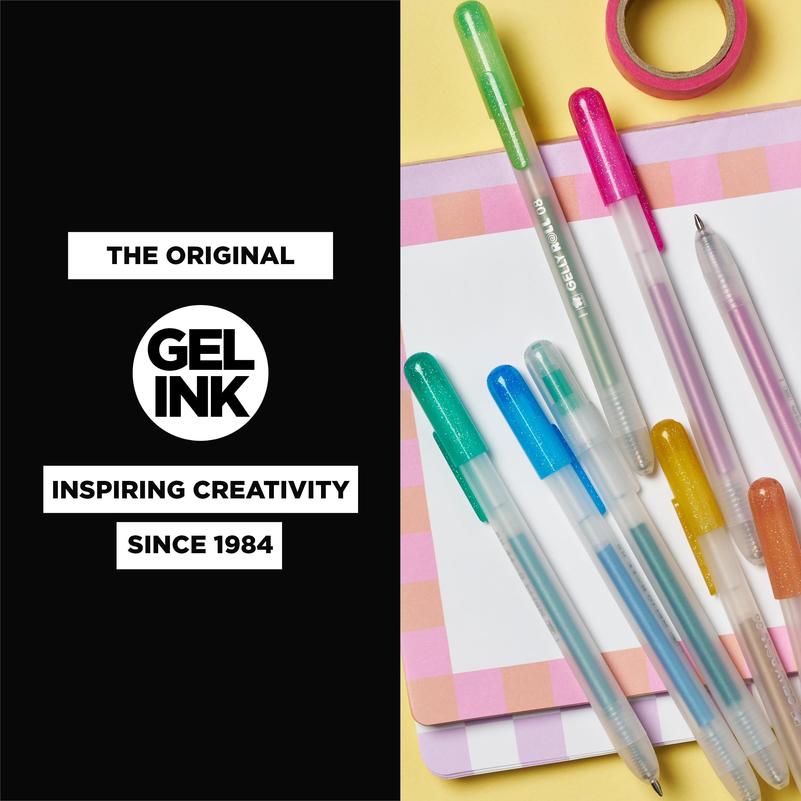 SAKURA Gelly Roll Retractable Gel Pens Colored - Opaque Color Set - Art Gifts, Holiday Gifts & DIY Projects - Medium Point Ink Pen - Colored - Image 6