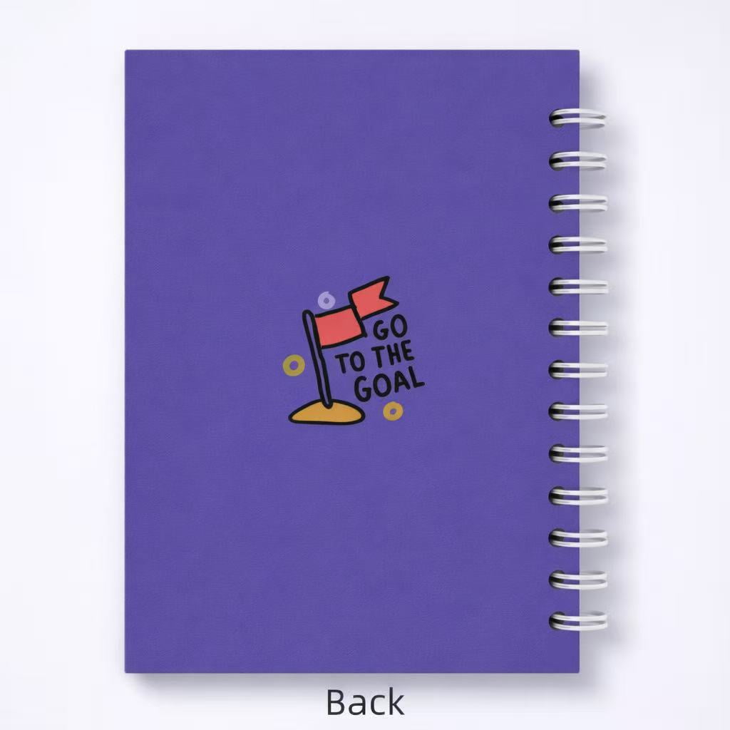 Aesthetic To Do Notebook with Stickers, Undated Daily Planner Organizer, Cute Productivity Journal for School Use, Student Planning Notebook - Image 4