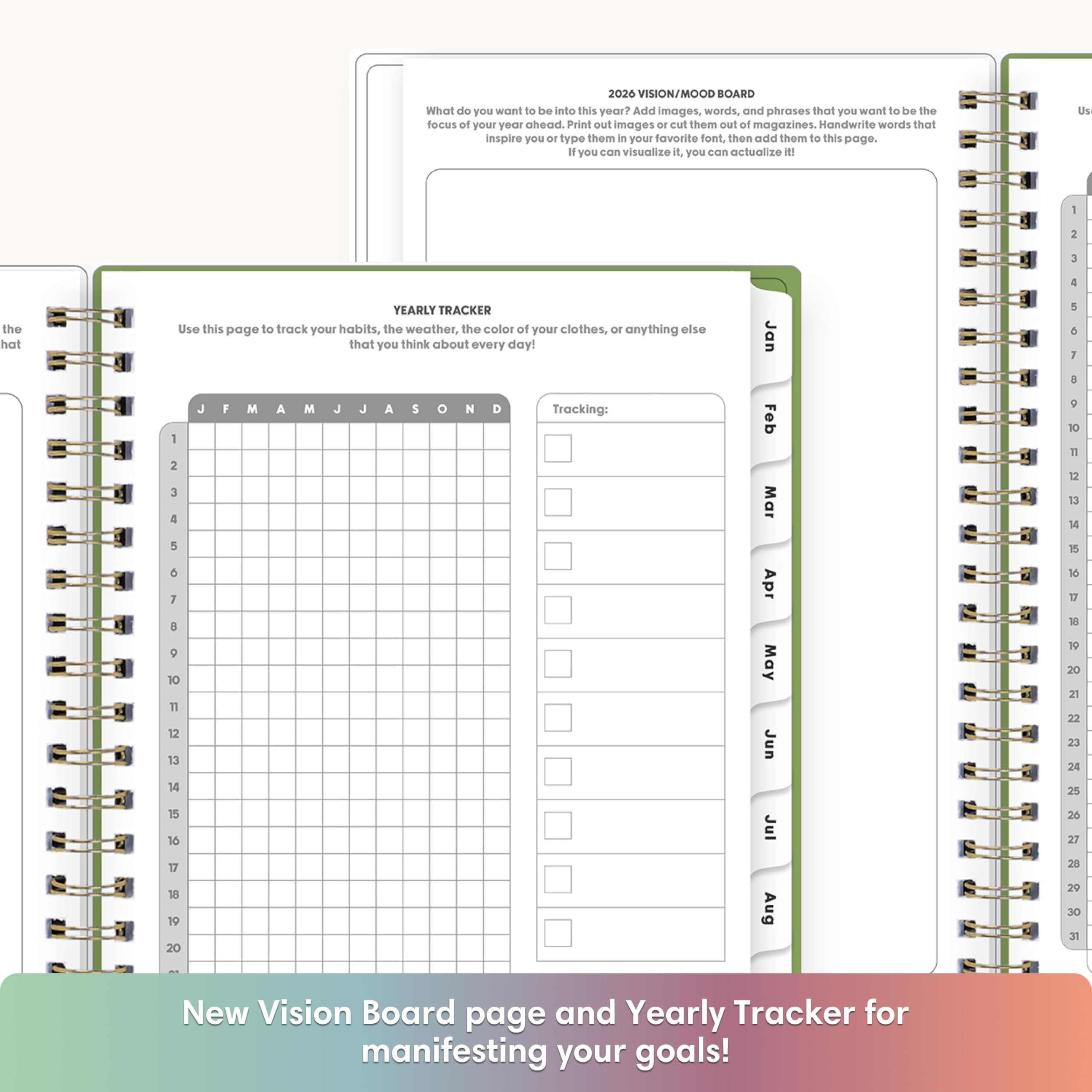 2026 Weekly and Monthly Planner Calendar, January 2026 - December 2026, 5" x 8", Flexible Interchangeable Cover, Dura... - Image 6