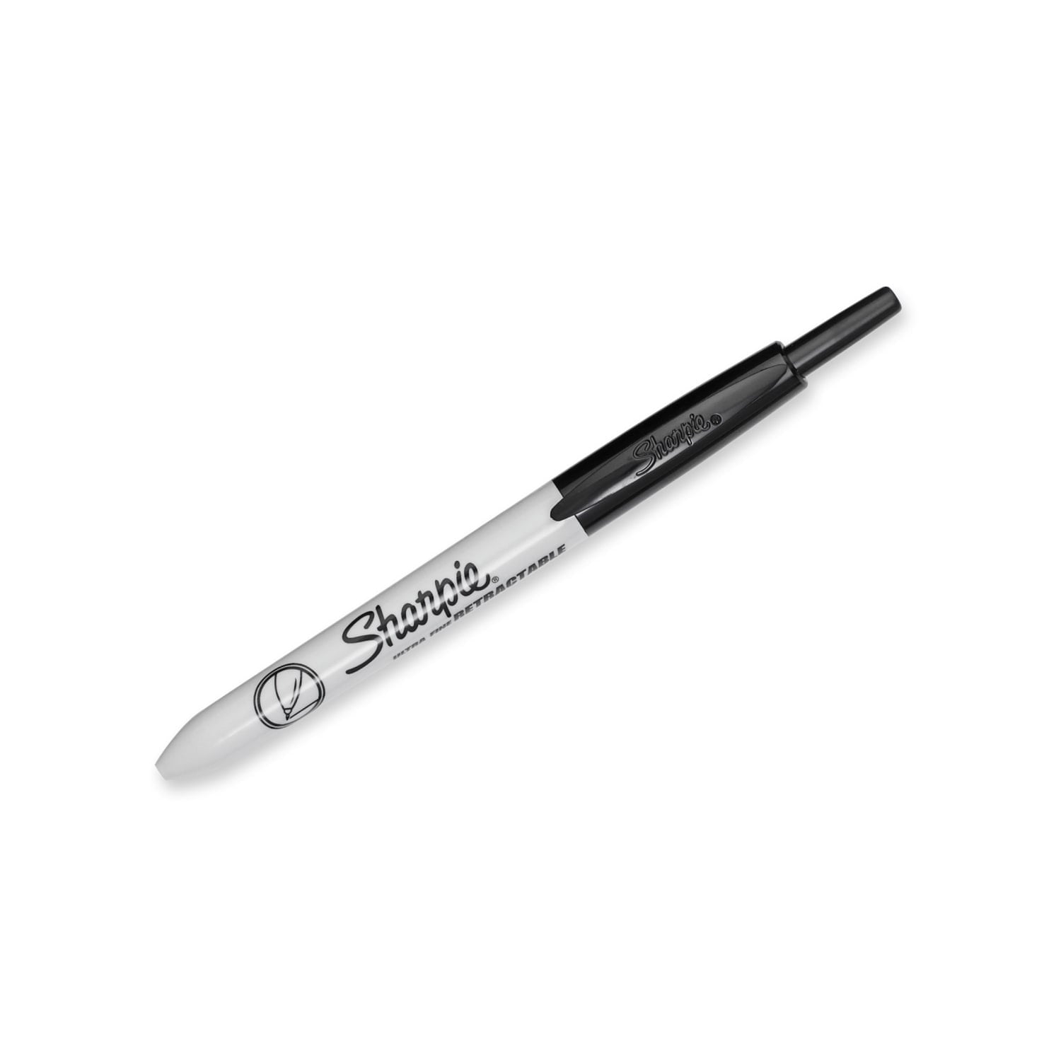 Retractable Permanent Markers, Ultra Fine Point, Black, 3 Count - Image 3