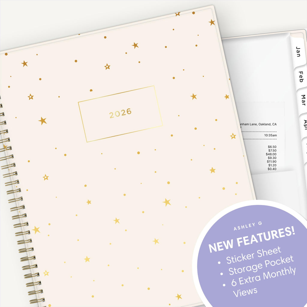 Ashley G 2026 Weekly and Monthly Planner Calendar, January 2026 - December 2026, 8.5" x 11", Flexible Cover, Wireboun... - Image 5