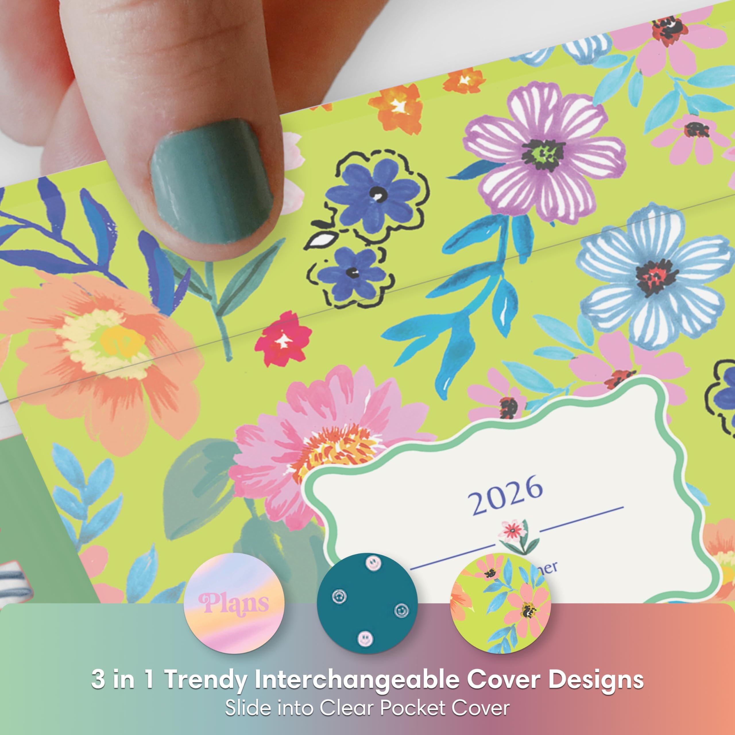 2026 Weekly and Monthly Planner Calendar, January 2026 - December 2026, 5" x 8", Flexible Interchangeable Cover, Dura... - Image 5