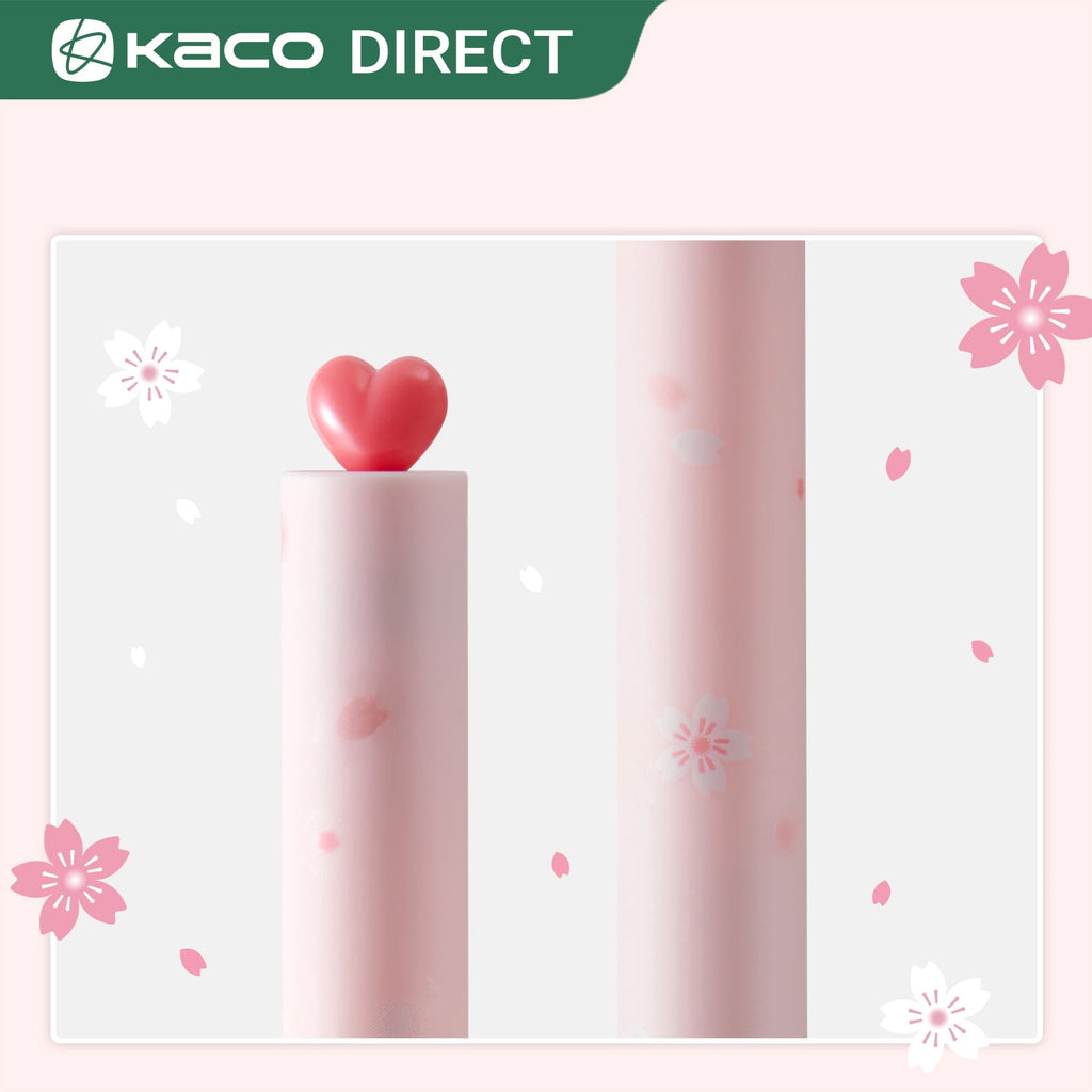 FIRST Gel Pens Cute Stationery, Pack of 2 Pieces Heart Pen Set with Extra 4 Black Refills (2 Pink) - Image 6