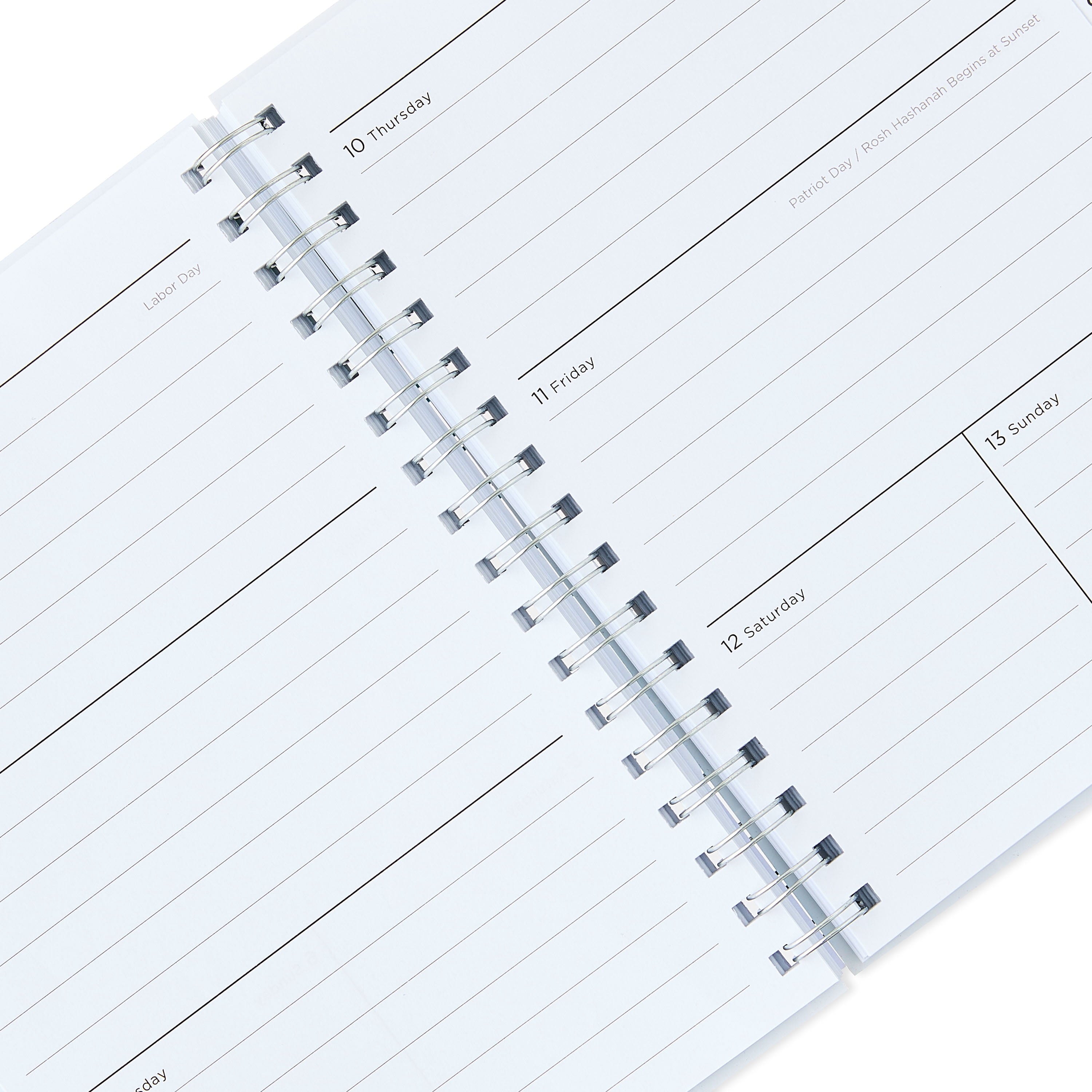 Pen+Gear Medium Monthly Weekly April 2026 - June 2027 Planner, Black and White Grid - Image 3
