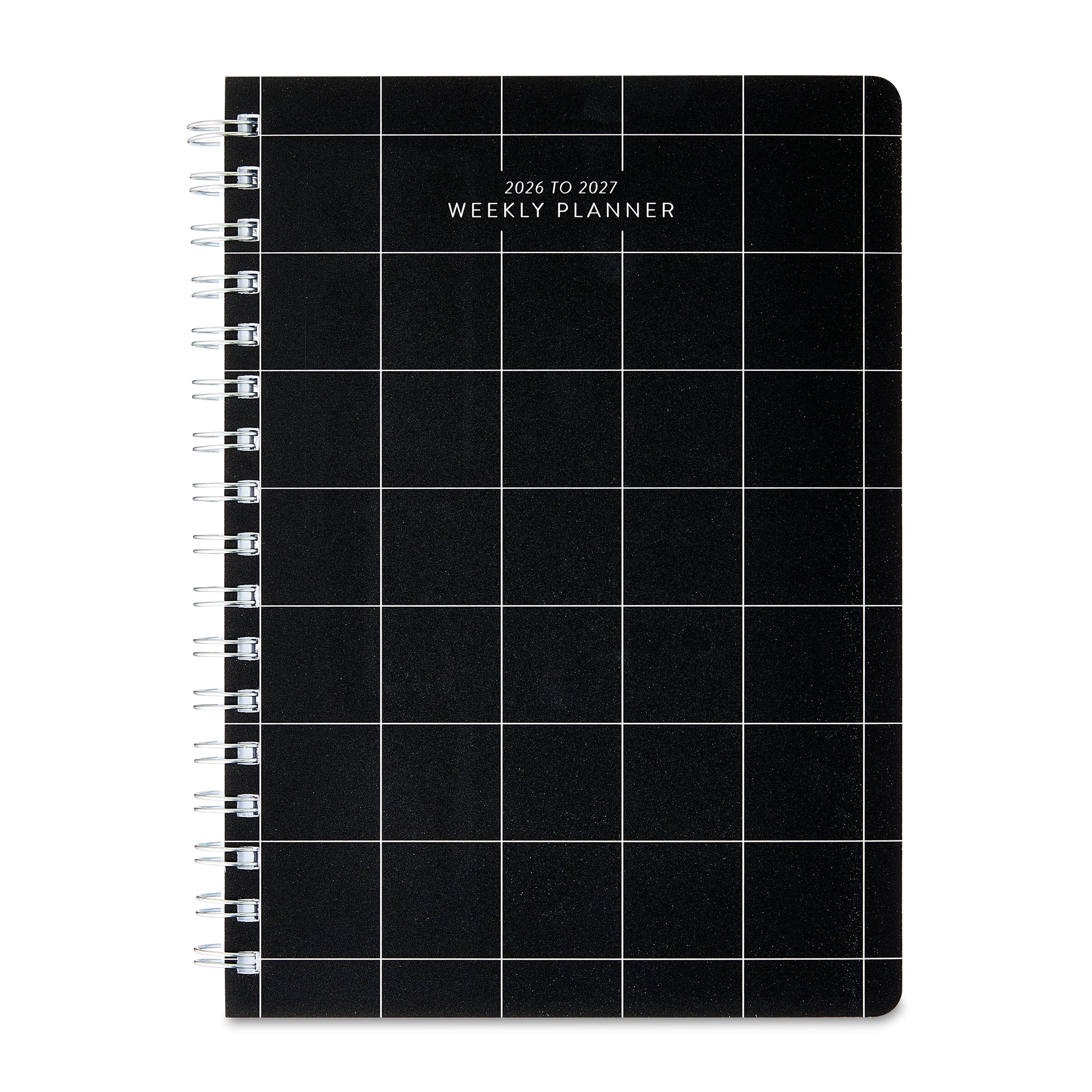 Pen+Gear Medium Monthly Weekly April 2026 - June 2027 Planner, Black and White Grid - Image 2