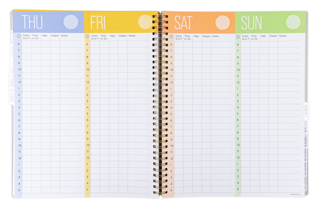 Parent Planner Large Monthly Weekly (9" x 11") Animals 12 Month Undated - Image 5