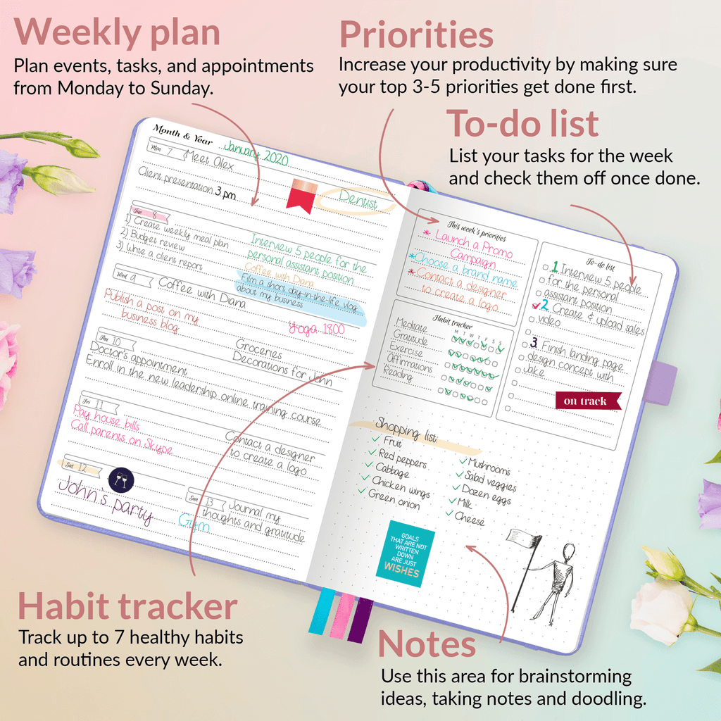 GoGirl Weekly Planner - A5 - Image 5