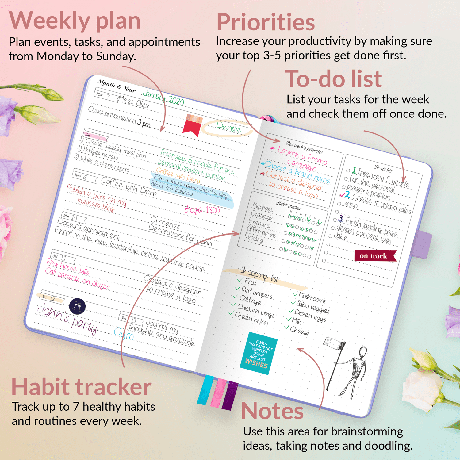 GoGirl Weekly Planner - A5 - Image 5