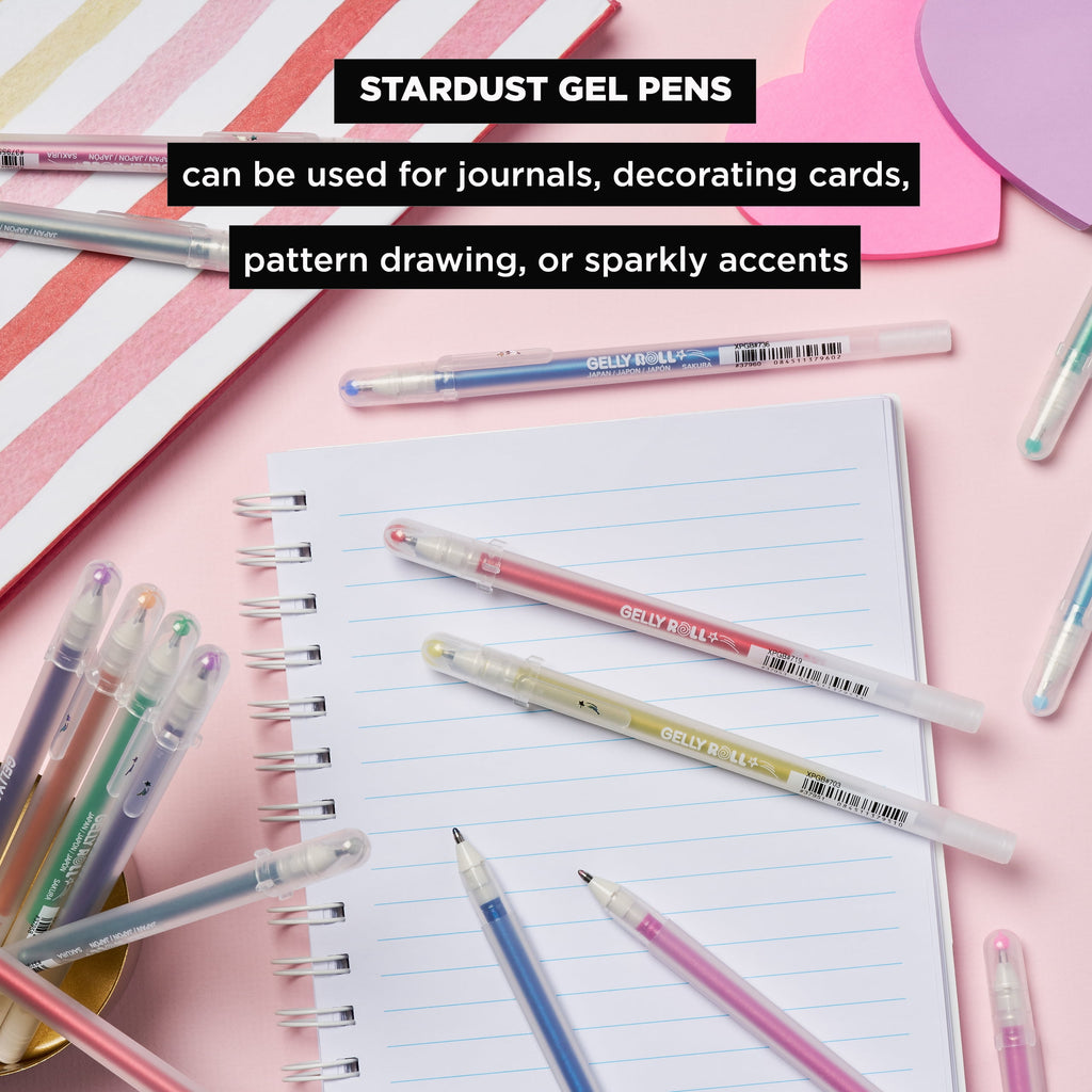 Stardust Gel Pen Set, 6-Colors, Meteor - Image 4