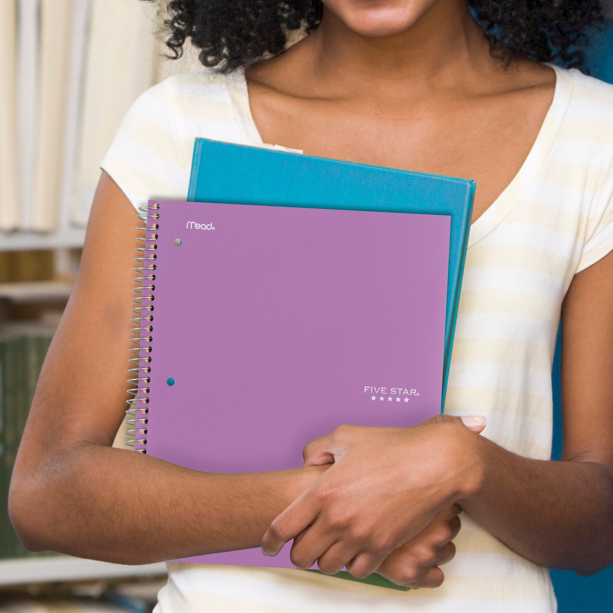 Five Star Spiral Notebook + Study App, 1 Subject, College Ruled, 8.5" x 11", 4 Pack - Image 5