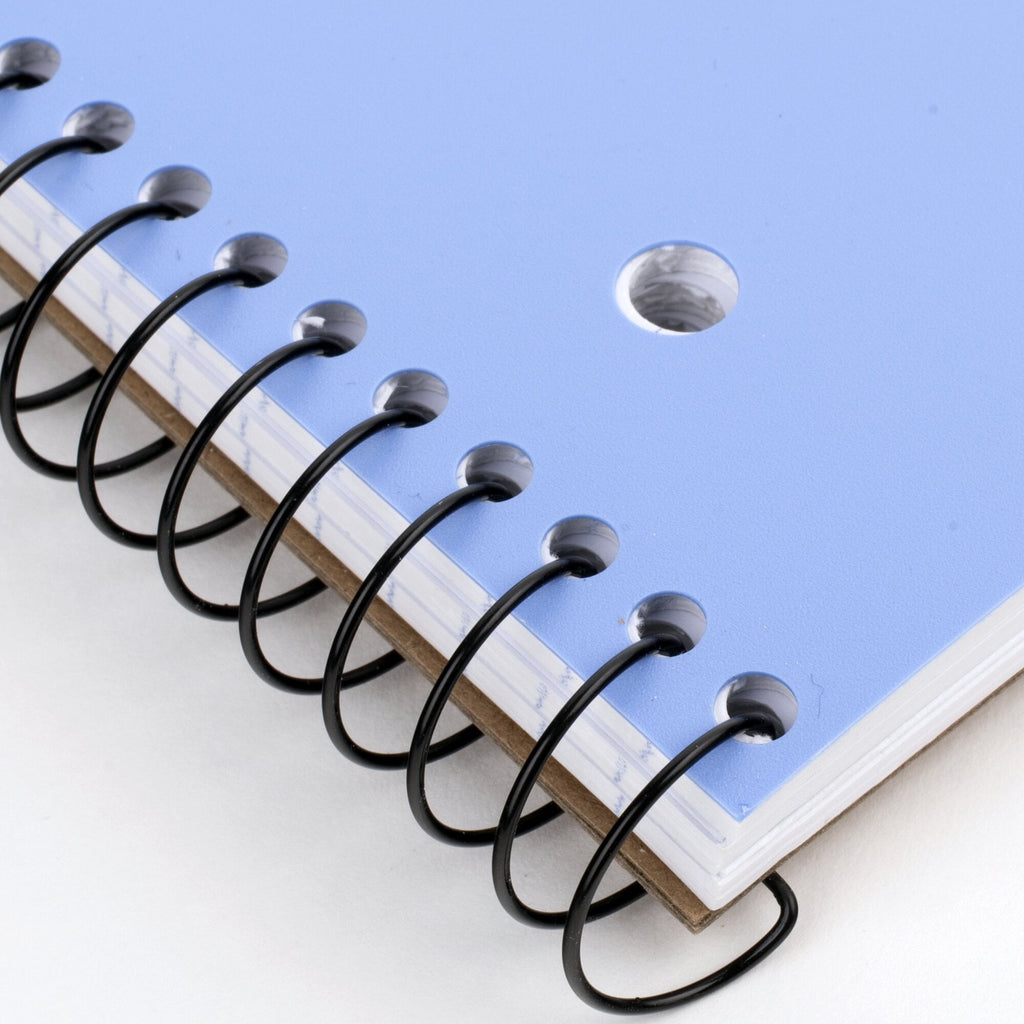 1 Wide Ruled Notebook 8 x 105 Pastel Blue Poly Spiral 100 Sheets - Image 5