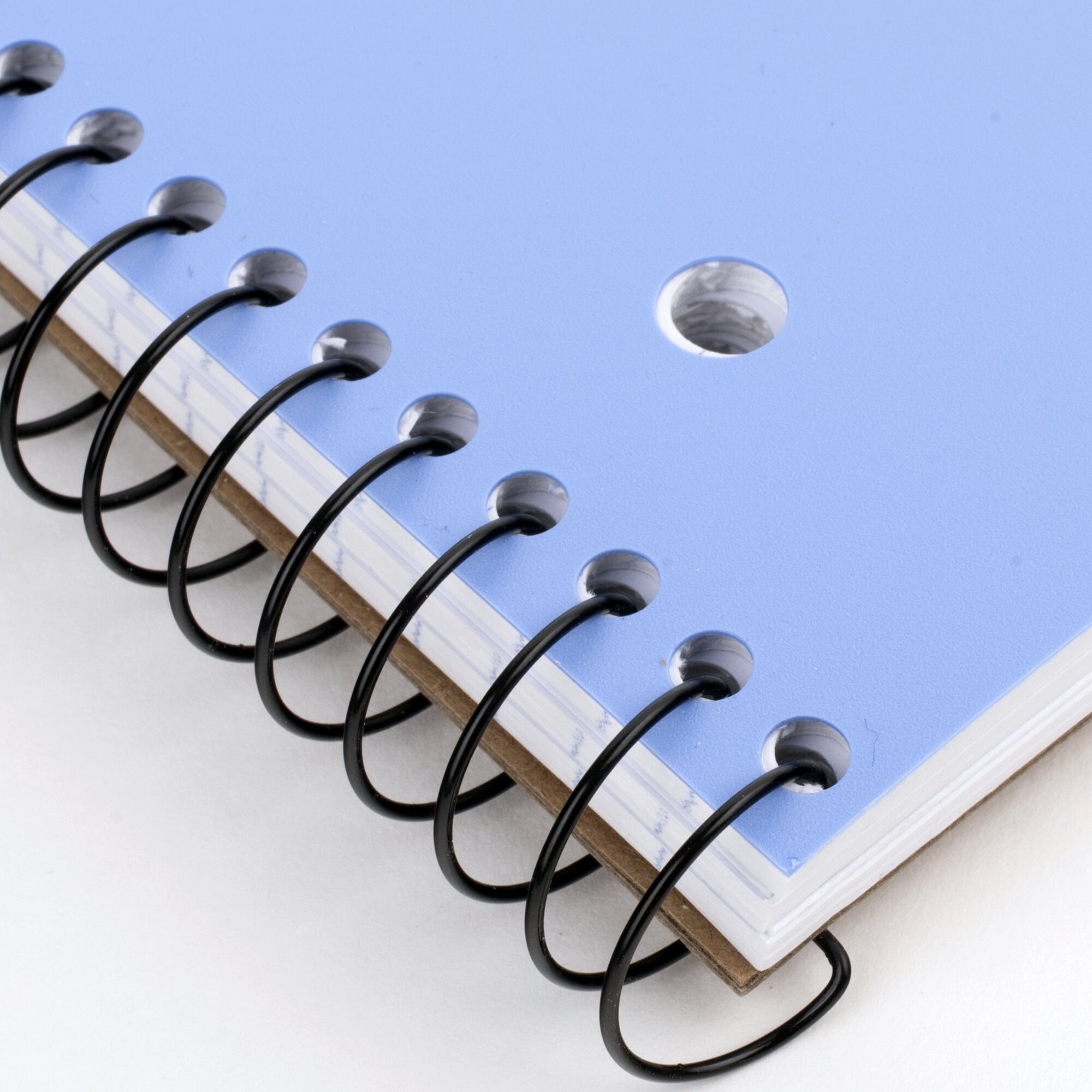 1 Wide Ruled Notebook 8 x 105 Pastel Blue Poly Spiral 100 Sheets - Image 5