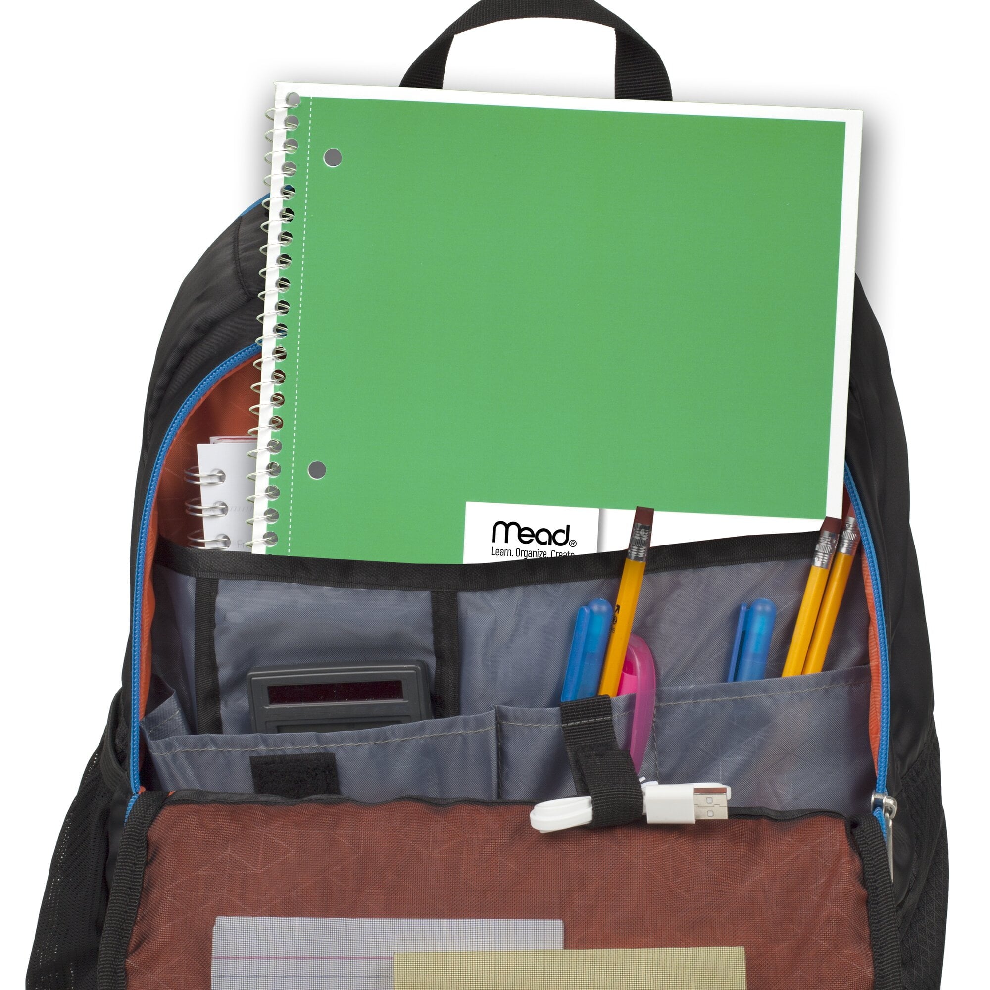 Mead Spiral Notebook, 1 Subject, College Ruled, 10.5" x 7.5", 70 Sheets, 6 Pack, Assorted - Image 4