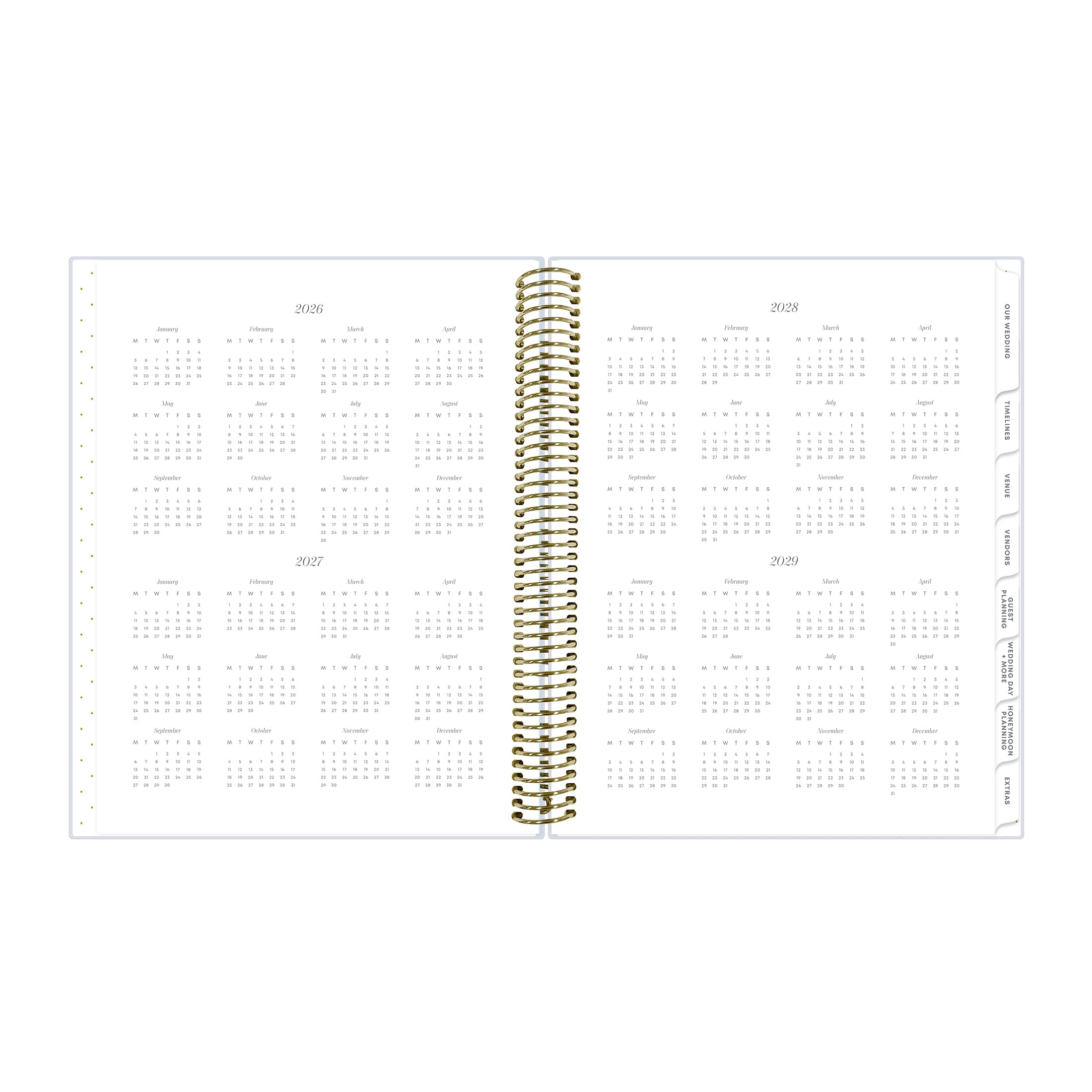 Wedding Non-Dated Planner, 8.5" x 11", Love Air - Image 5