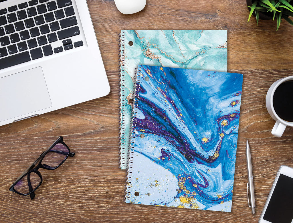 Notebook - spiral-bound- 100 sheets / 200 pages - College - 3 holes (pack of 2) - Image 3