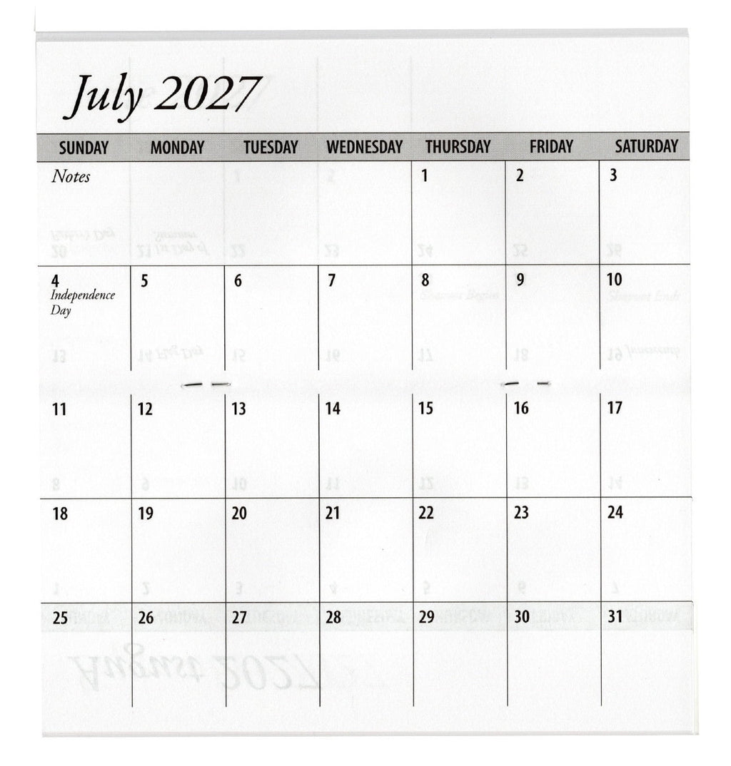 3 Year Spring Flowers 2026 - 2028 Pocket Calendar Planner with Note Pad - Image 5