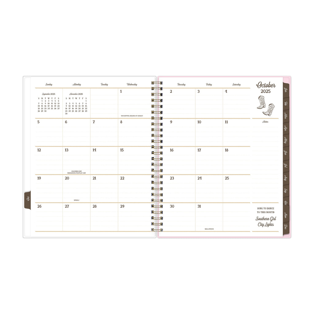 for Monthly Weekly Medium Planner (7" x 9") Maia Pink 15-Month October 2025 - December 2026 - Image 5