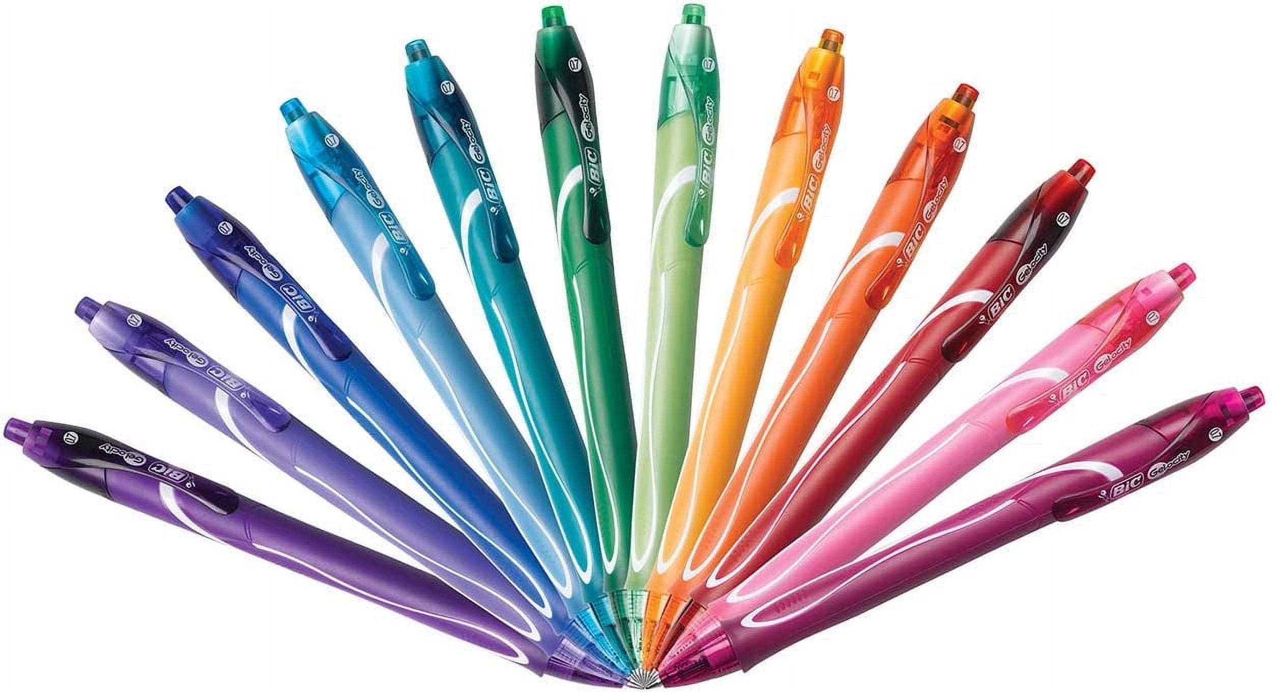 Quick Dry Gel Pens, Medium Point (0.7mm) Assorted Colors, 12-Count - Image 3