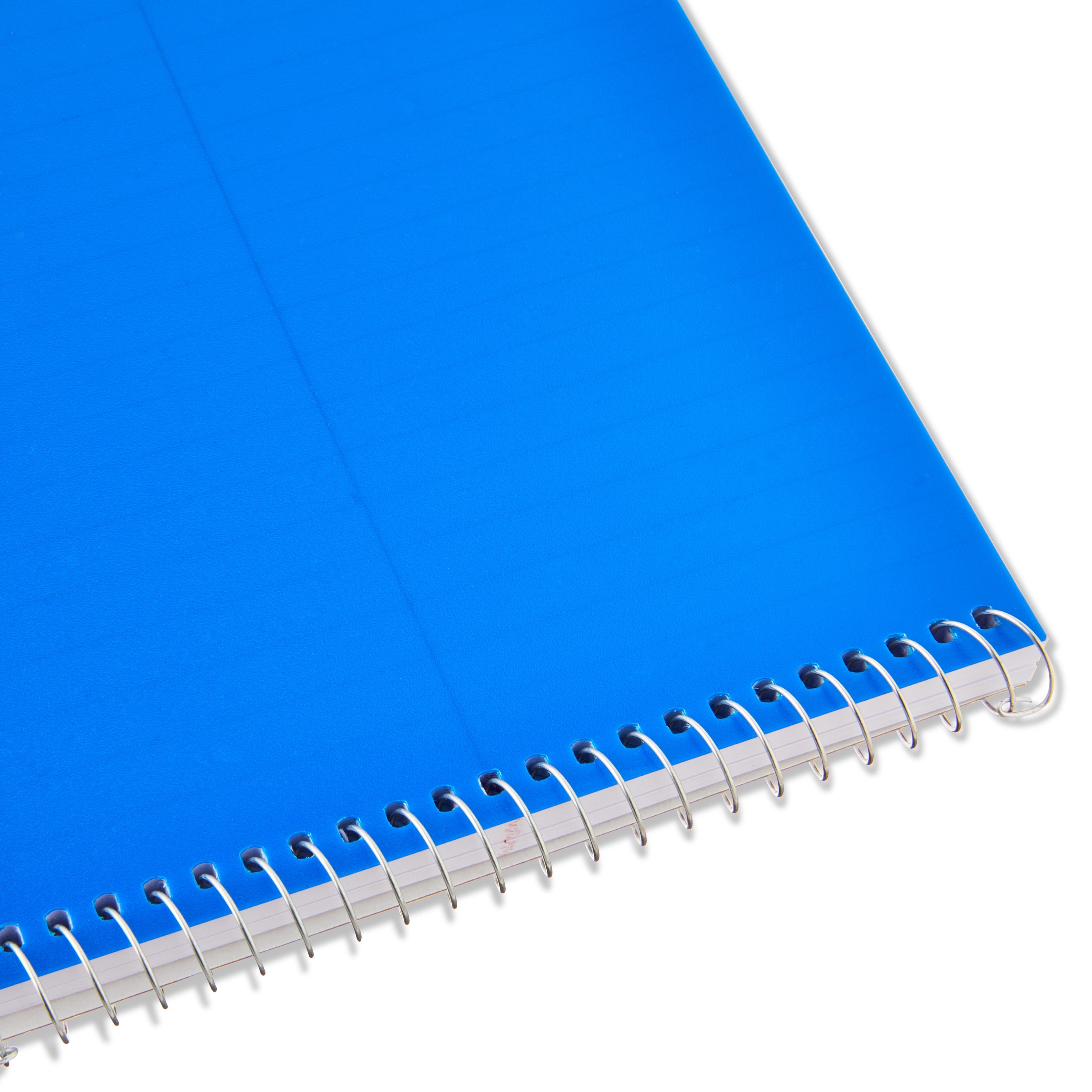 Poly Notebook, Blue, 6" x 9", 80 Sheets, 160 Pages - Image 4