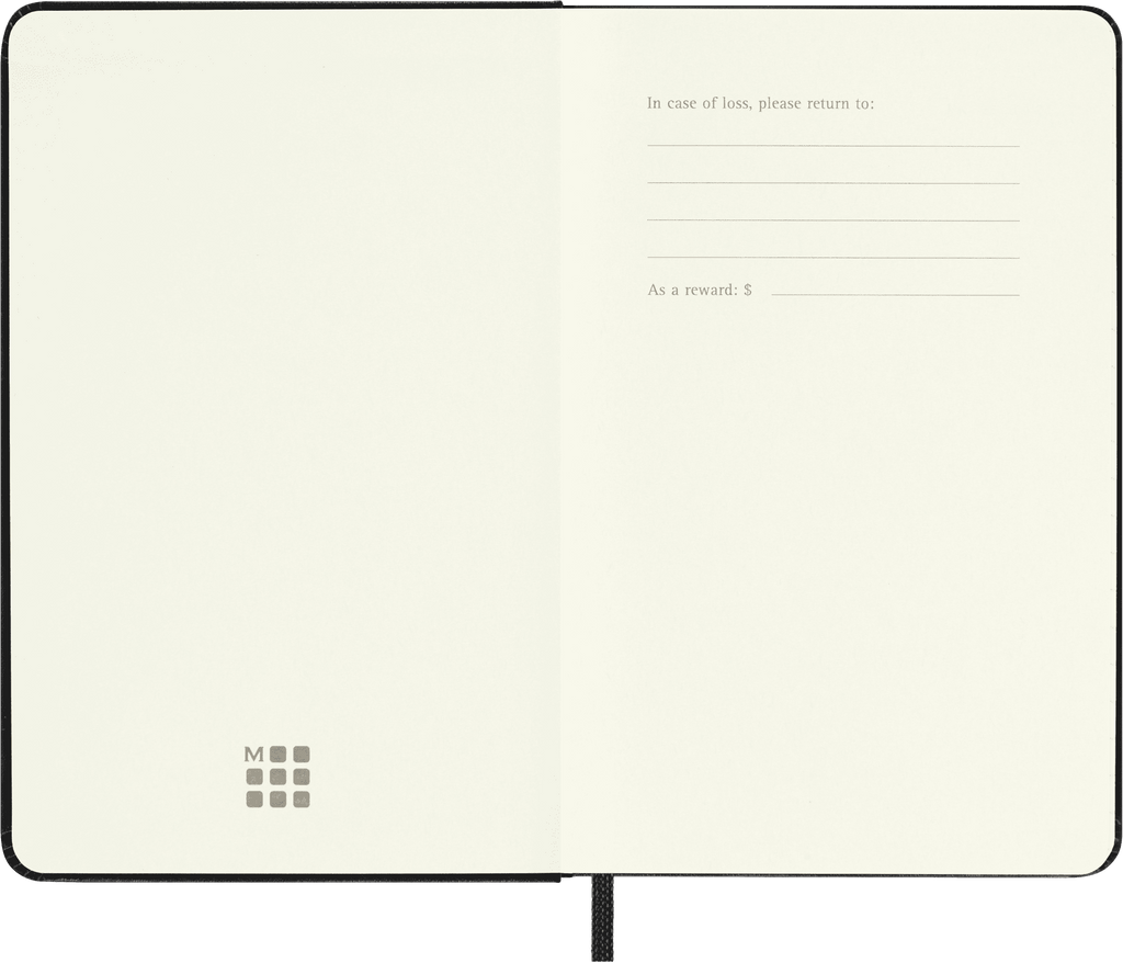 Moleskine Classic Notebook, Hard Cover, Pocket (3.5" x 5.5"), Ruled, Black, 192 Pages - Image 3