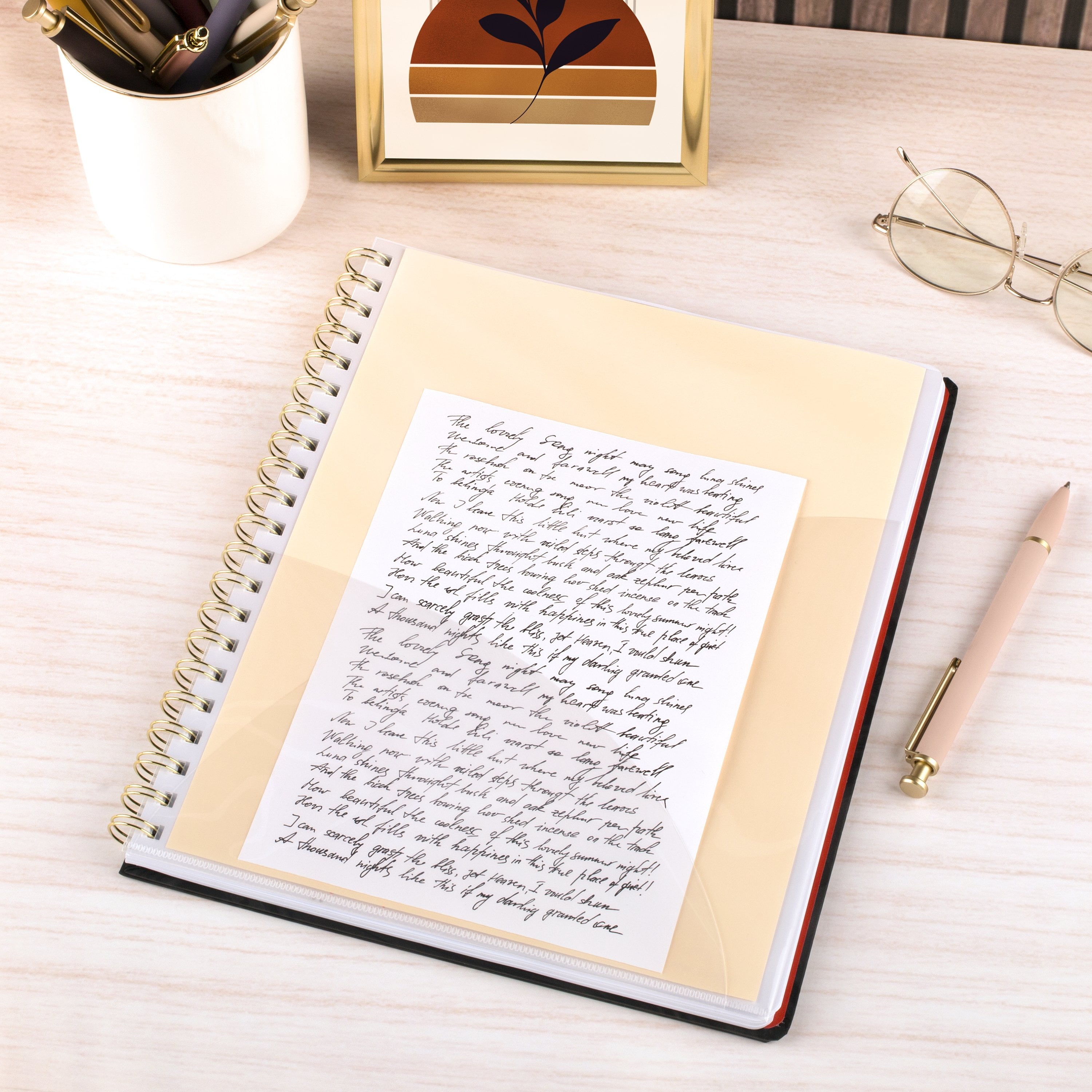West Village by Mead™ hardcover notebook, 160 pages, large, 9" x 11" - Image 3