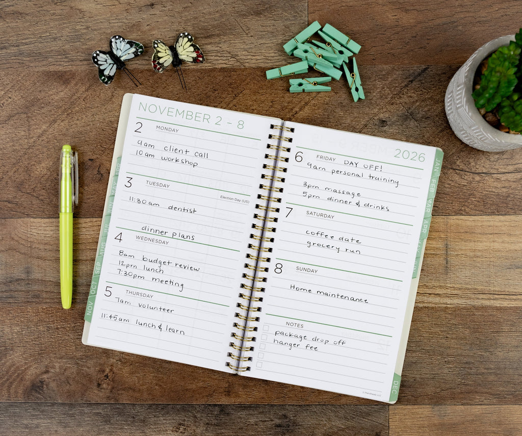 See It Bigger M/W Planner, Medium (5.5" x 8.75"), Floral, 15-Month: Apr 2026 - Jun 2027 - Image 6