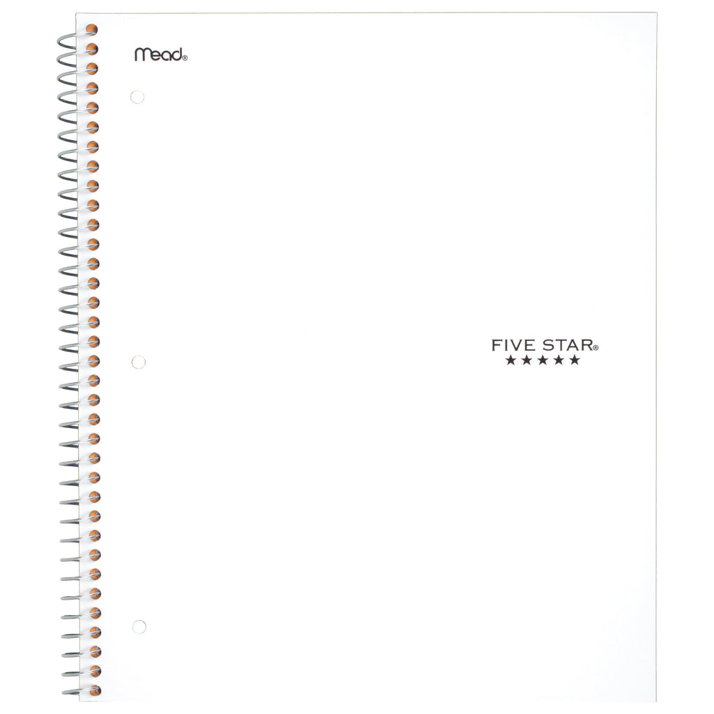 Wirebound Notebook, 1 Subject, Wide Ruled, 10 1/2" x 8", Assorted Colors (05057), 1 Count - Image 2