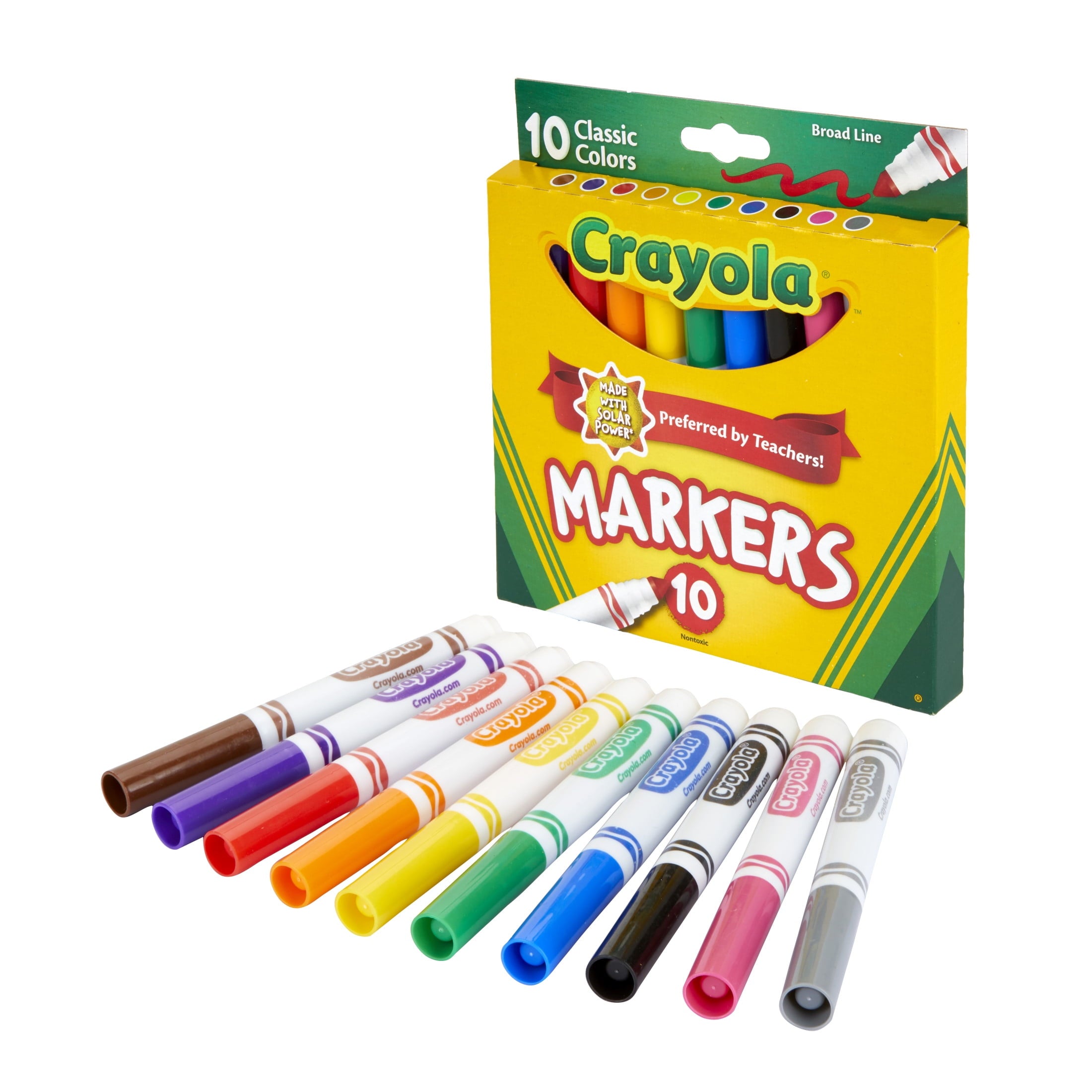 Bulk Markers for Kids, 24 Packs of 10, Broad Line, Bulk Classroom Supplies - Image 6