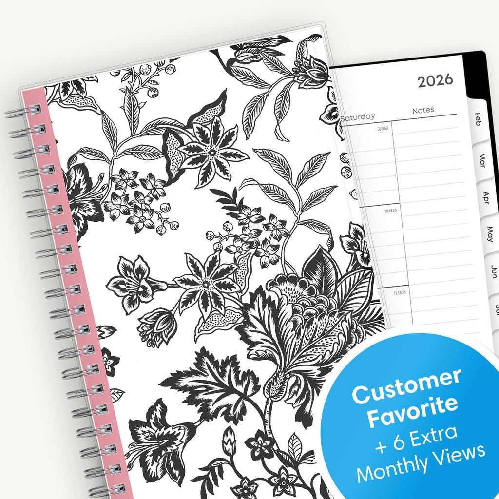 Blue Sky 2026 Weekly and Monthly Planner Calendar, January 2026 - December 2026, 5" x 8", Clear Pocket Cover, Laminated Tabs, Durable Twin W - Image 5
