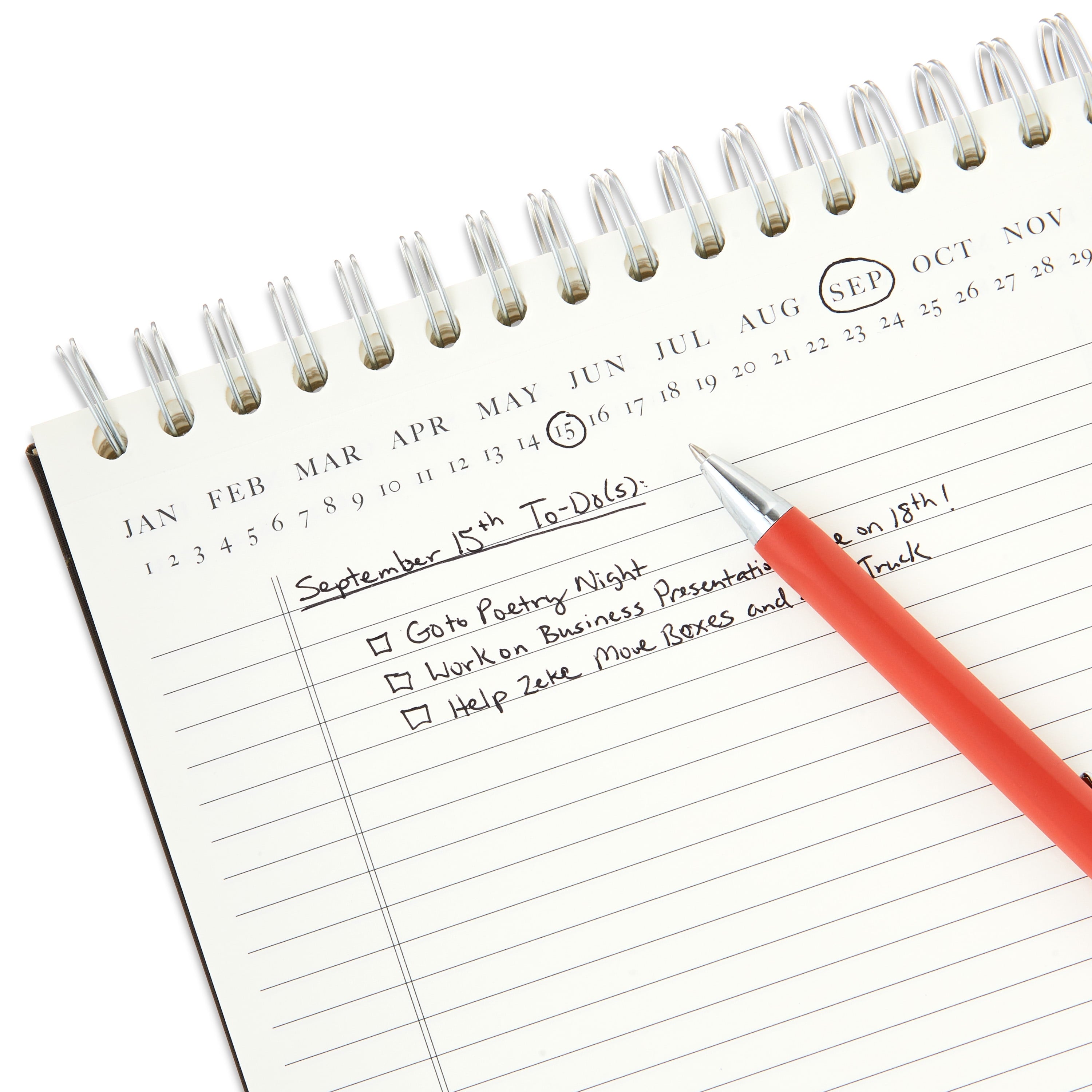 Simulated Leather Notebook, Black, 8.5" x 11", 80 Ruled Sheets, 160 Pages - Image 5