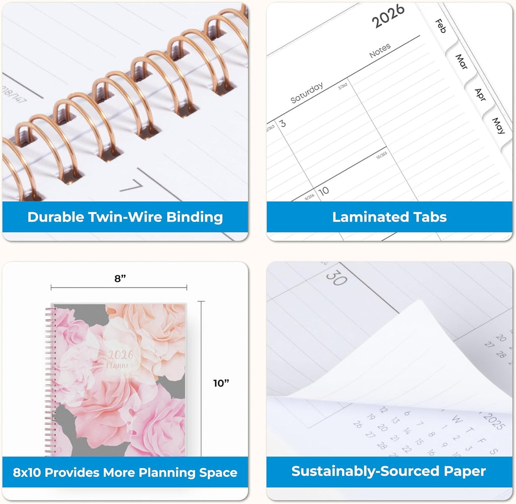 2026 Monthly Planner, 8" x 10", Joselyn, January To December, 110395 - Image 6