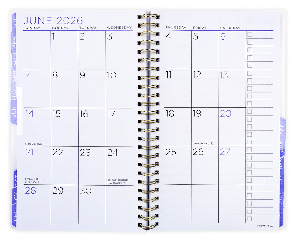 Monthly Weekly Planner Medium (5.5X 8.75) 15-Month, Oct 2025-Dec 2026 - Image 4