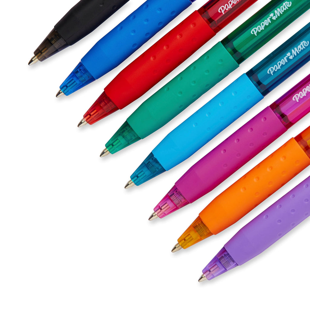 Paper Mate InkJoy Retractable Ballpoint Pen, 1.0 mm, Assorted Colors, 8 Count - Image 3