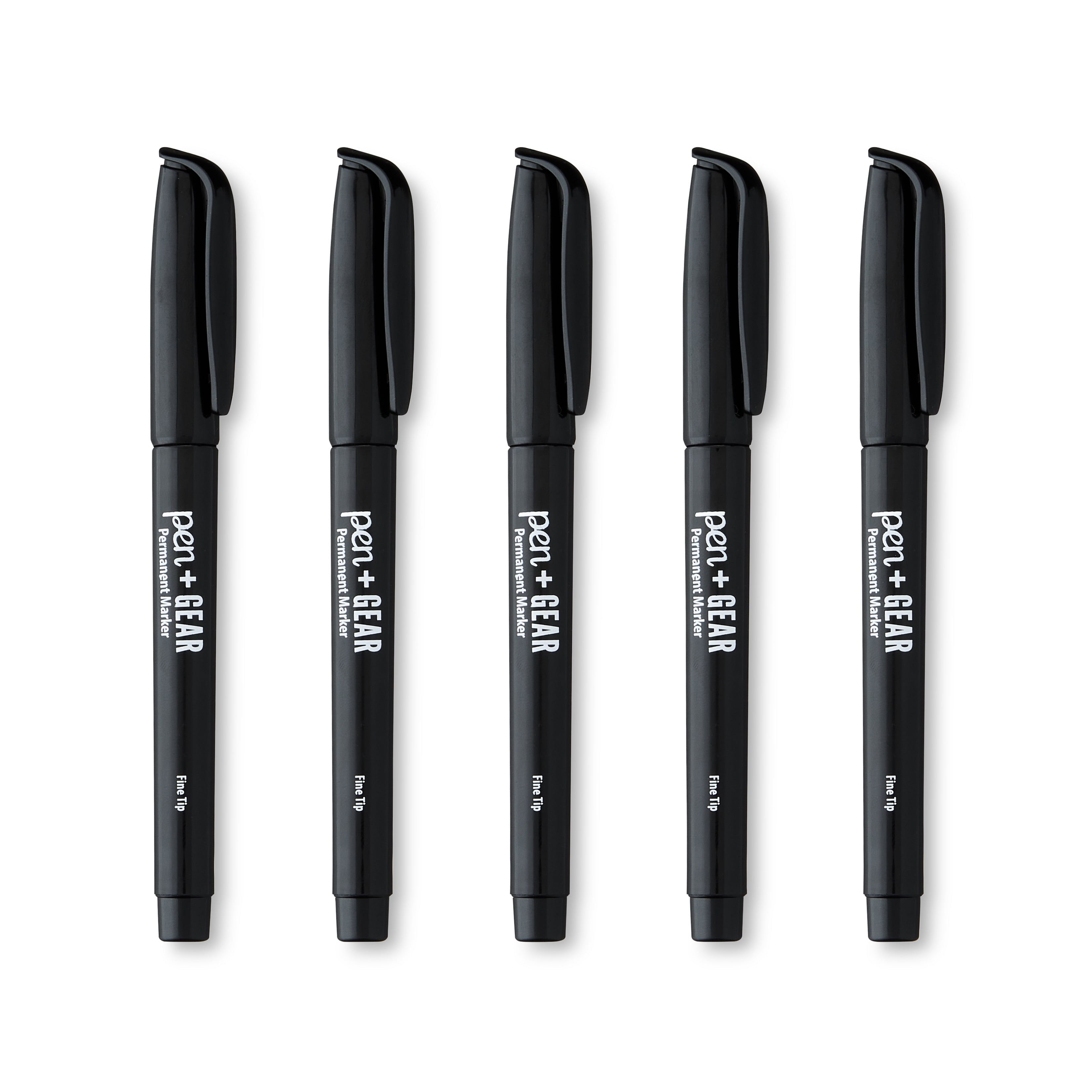 Permanent Markers, Fine Tip, Black, 36 Count - Image 3
