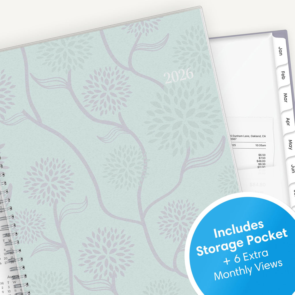 2026 Weekly and Monthly Planner Calendar, January 2026 - December 2026, 8.5" x 11", Flexible Cover, Laminated Tabs, D... - Image 5