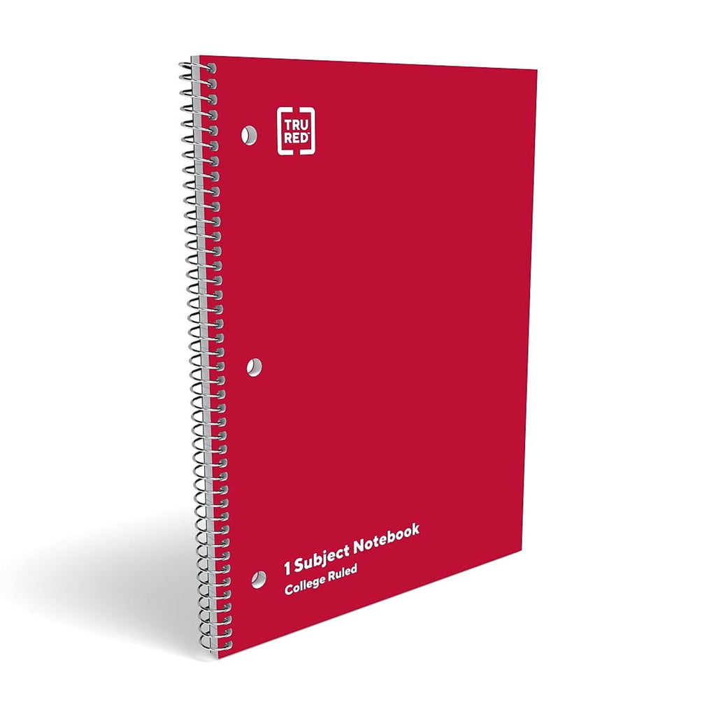 1-Subject Notebooks 8" x 10.5" College Ruled 70 Sheets Assorted Colors 6/Pack - Image 3