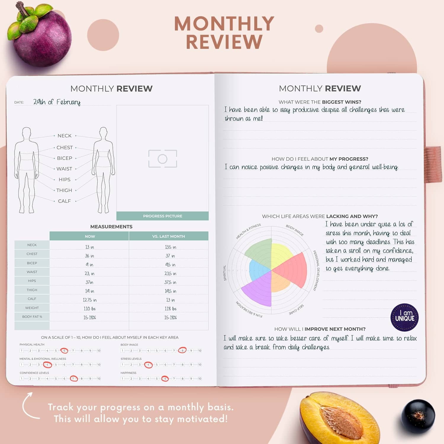 Wellness Planner - Rose Gold - Image 3