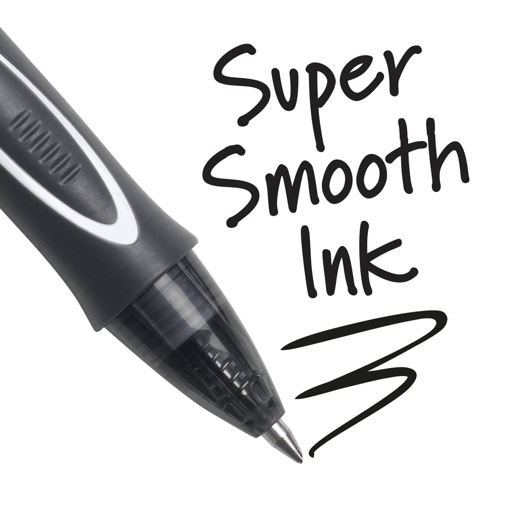 Gelocity Quick Dry Gel Pens, Black Ink, Medium Point (0.7mm), 4-Count - Image 3