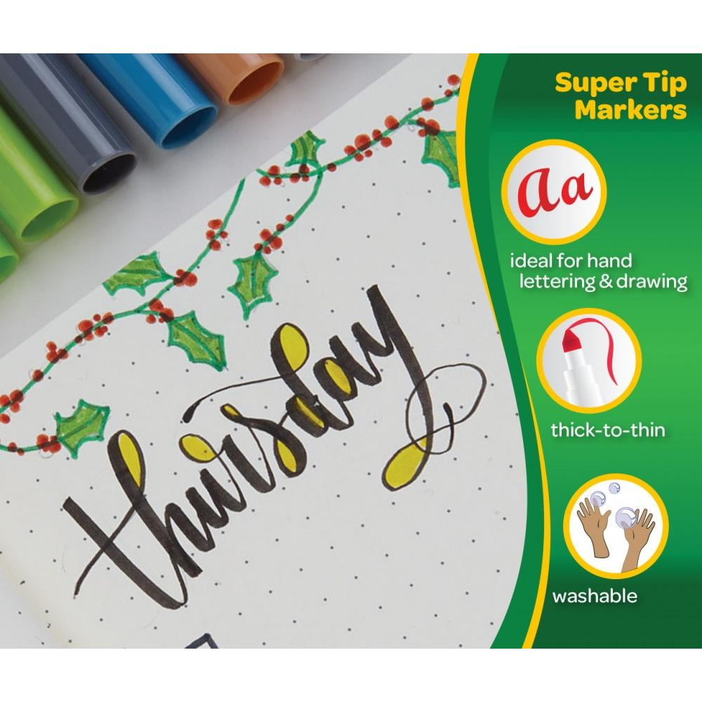 (4 pack) Super Tips Washable Markers for Kids, 20 Ct, School Supplies, Classroom Must Haves, Bullet Journaling, Gift ... - Image 5