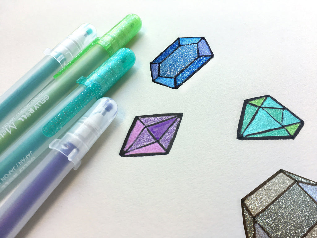 Gel Pen Set, 6-Colors, Galaxy - Image 3